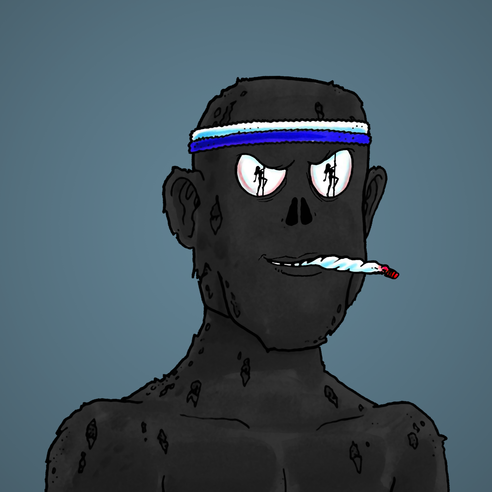 George Trosley - Jungle Freaks - Jungle Freak 3840 - NFT # 3840