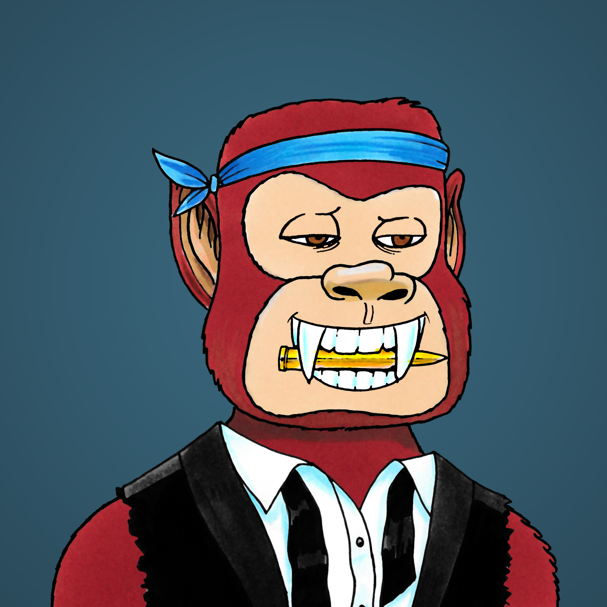 George Trosley - Jungle Freaks - Jungle Freak 3844 - NFT # 3844