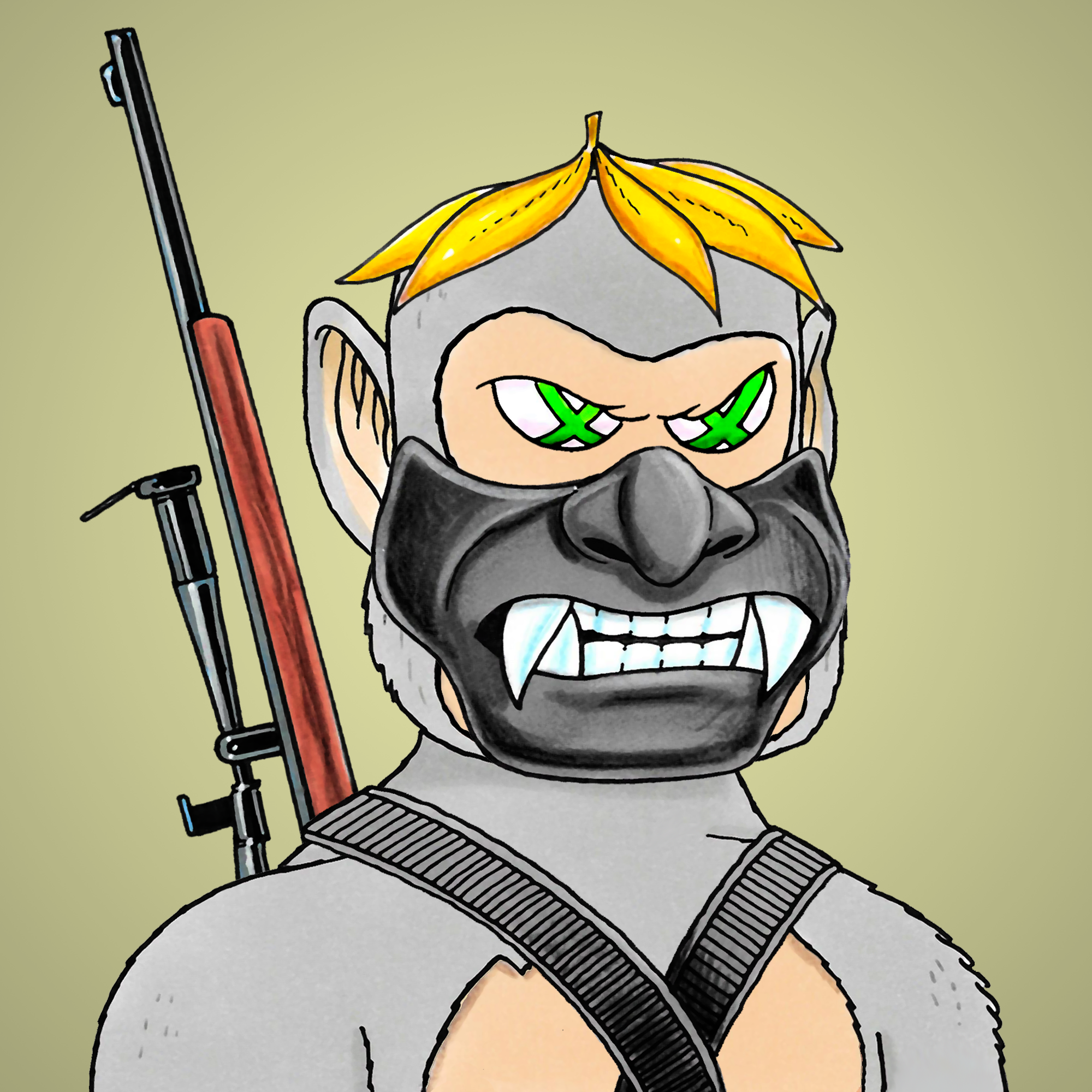 George Trosley - Jungle Freaks - Jungle Freak 3846 - NFT # 3846