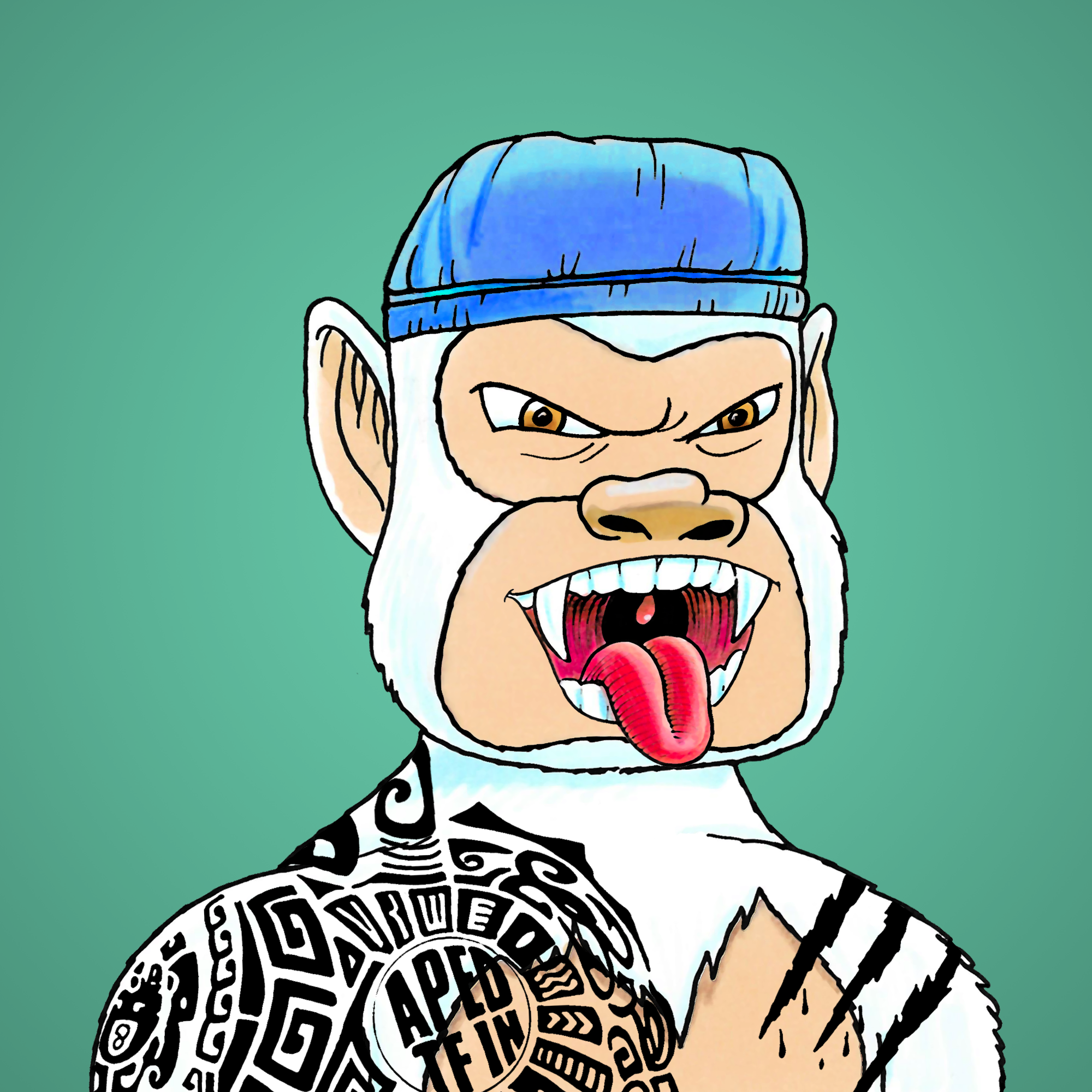 George Trosley - Jungle Freaks - Jungle Freak 3849 - NFT # 3849