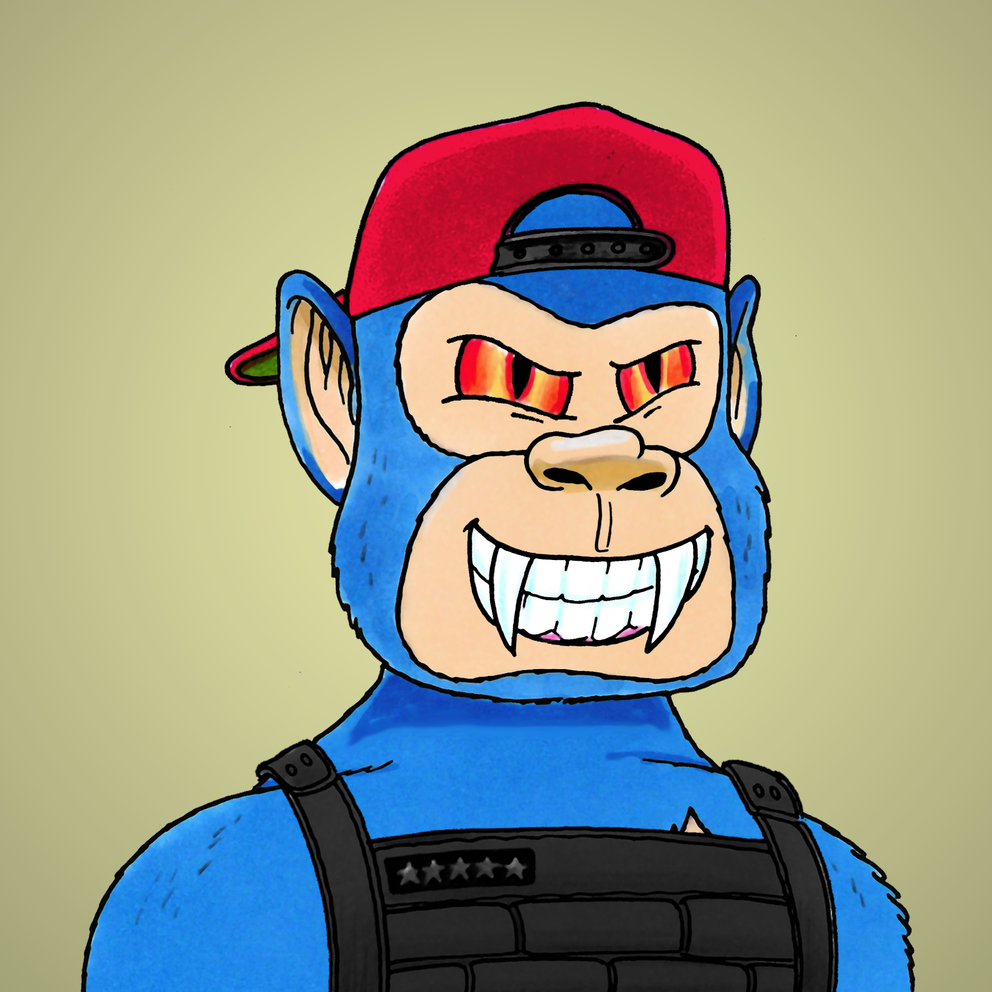 George Trosley - Jungle Freaks - Jungle Freak 385 - NFT # 385