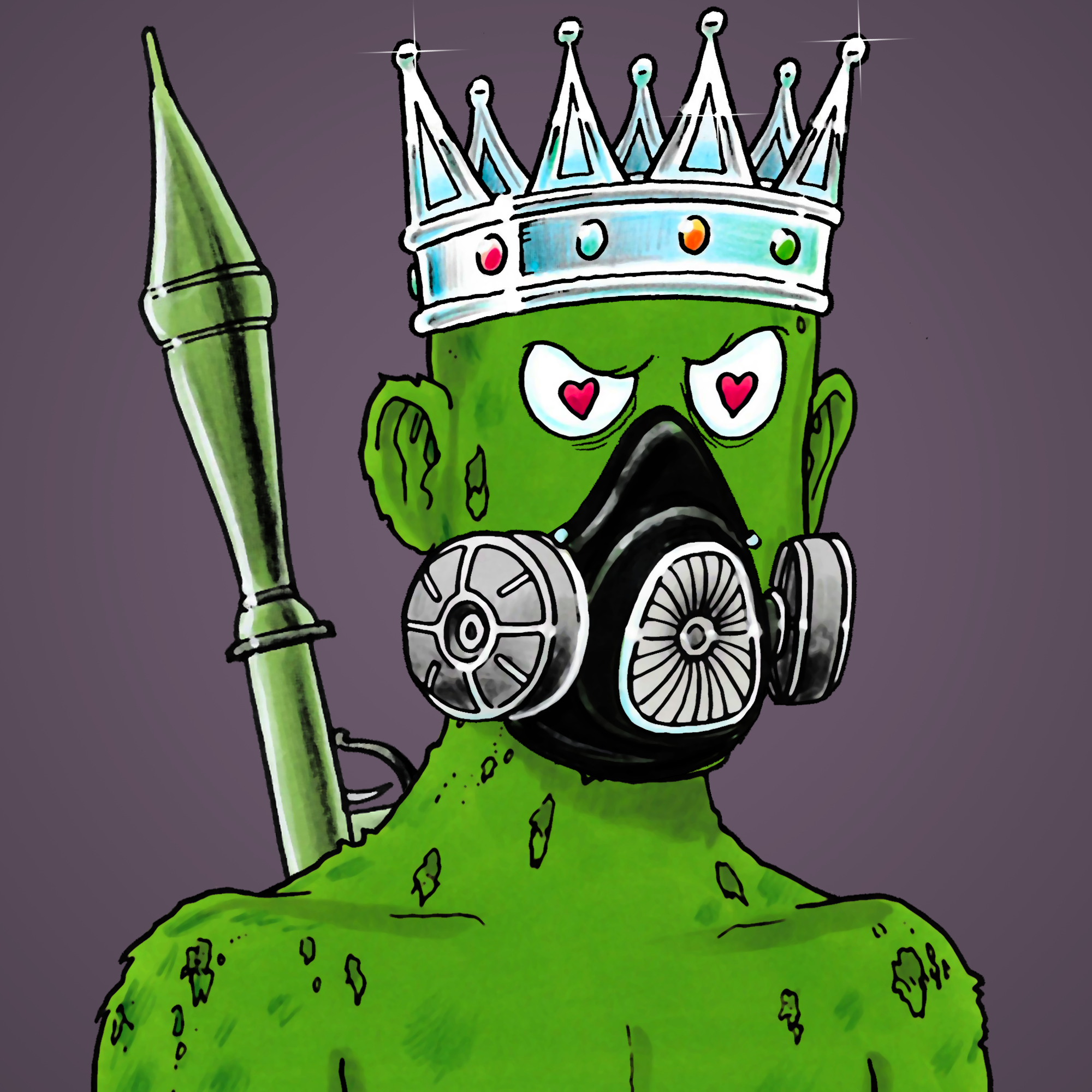 George Trosley - Jungle Freaks - Jungle Freak 3850 - NFT # 3850