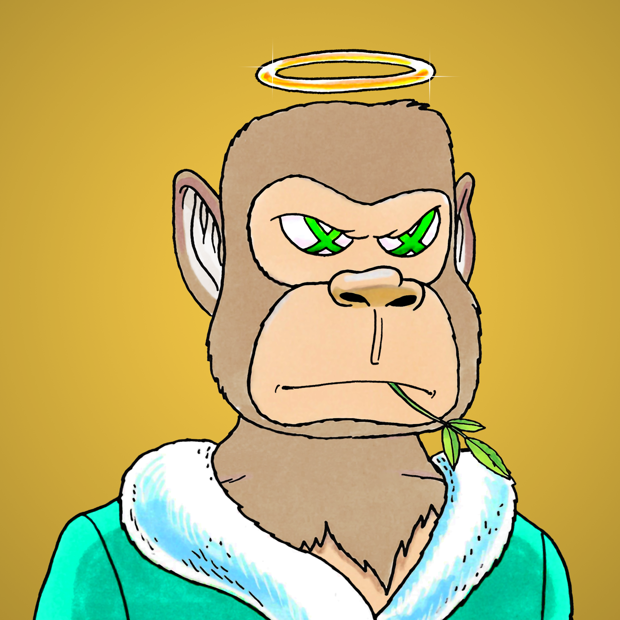 George Trosley - Jungle Freaks - Jungle Freak 3852 - NFT # 3852