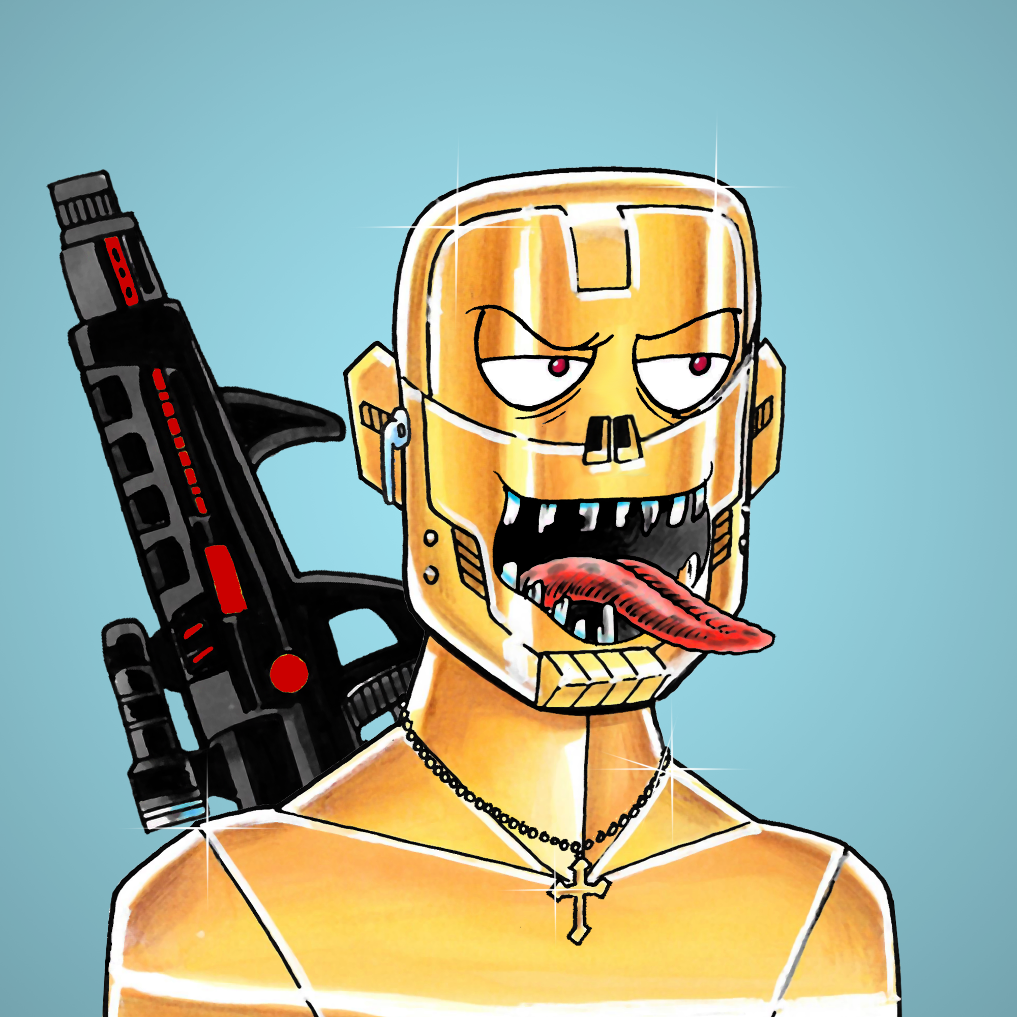 George Trosley - Jungle Freaks - Jungle Freak 3859 - NFT # 3859