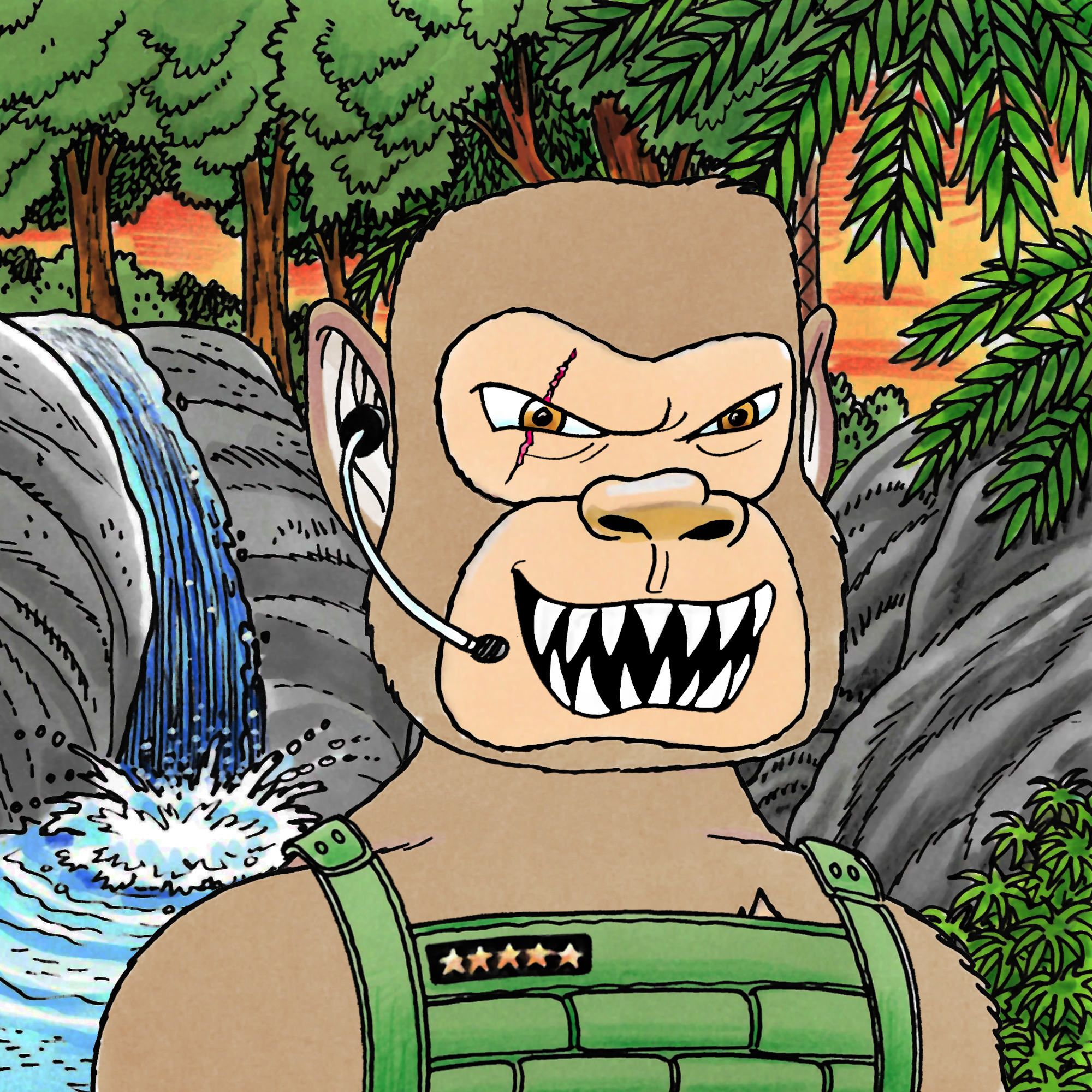 George Trosley - Jungle Freaks - Jungle Freak 386 - NFT # 386