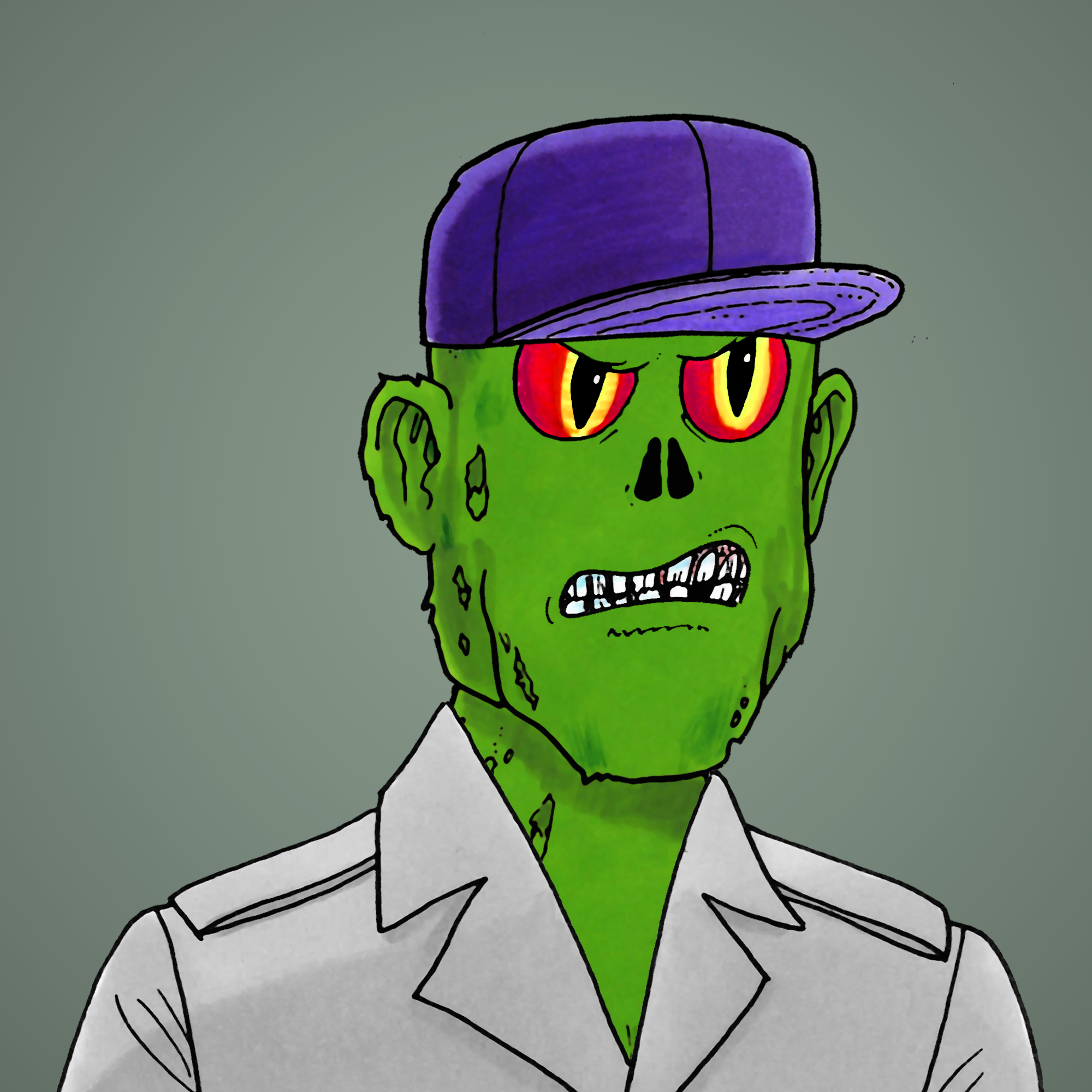 George Trosley - Jungle Freaks - Jungle Freak 3868 - NFT # 3868