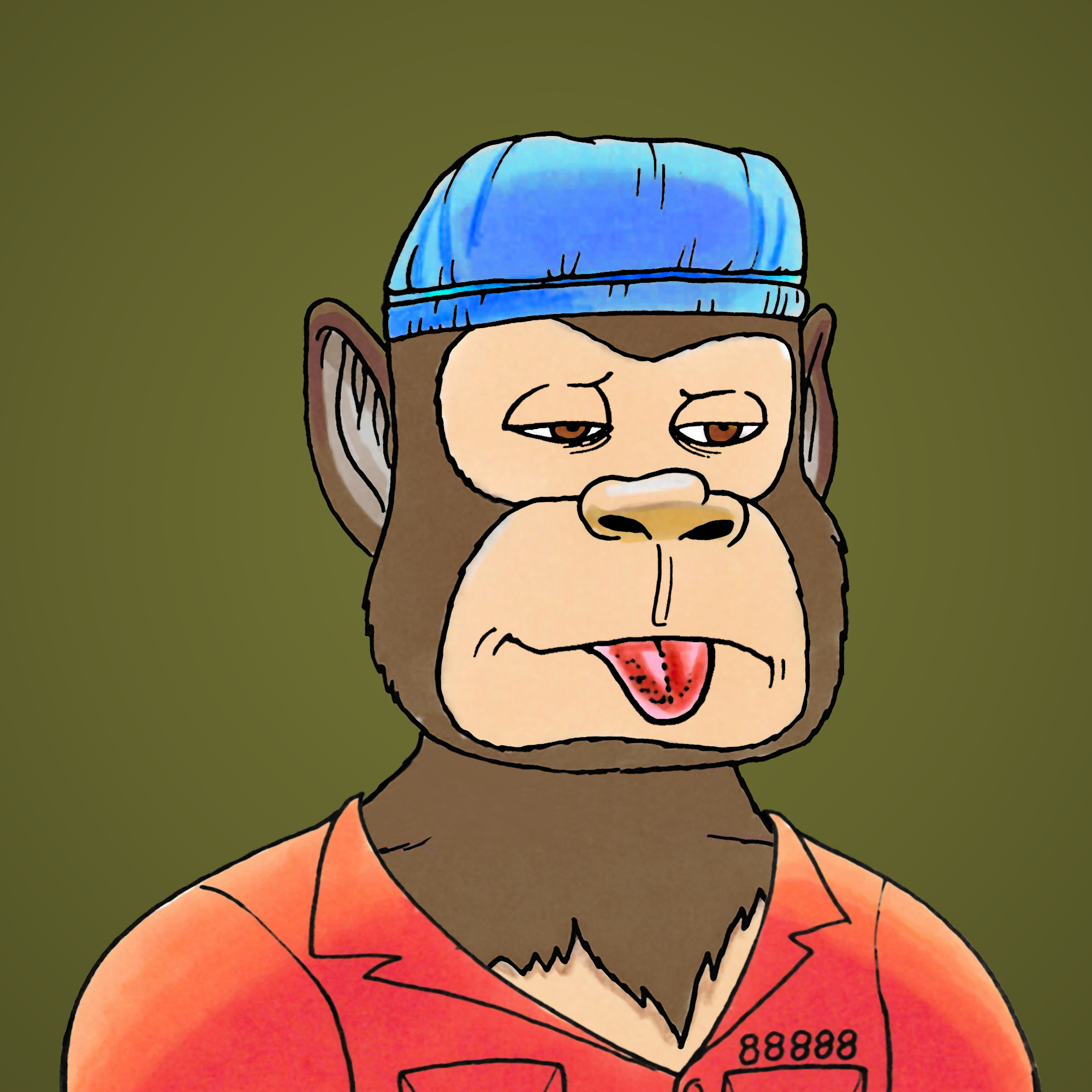 George Trosley - Jungle Freaks - Jungle Freak 387 - NFT # 387