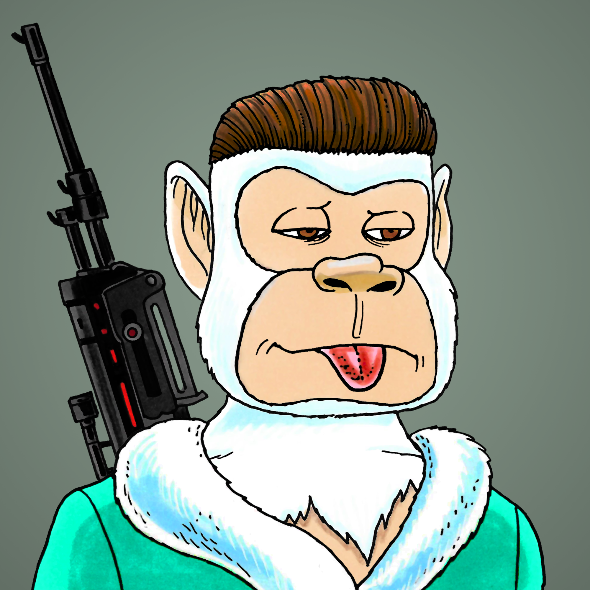 George Trosley - Jungle Freaks - Jungle Freak 3870 - NFT # 3870