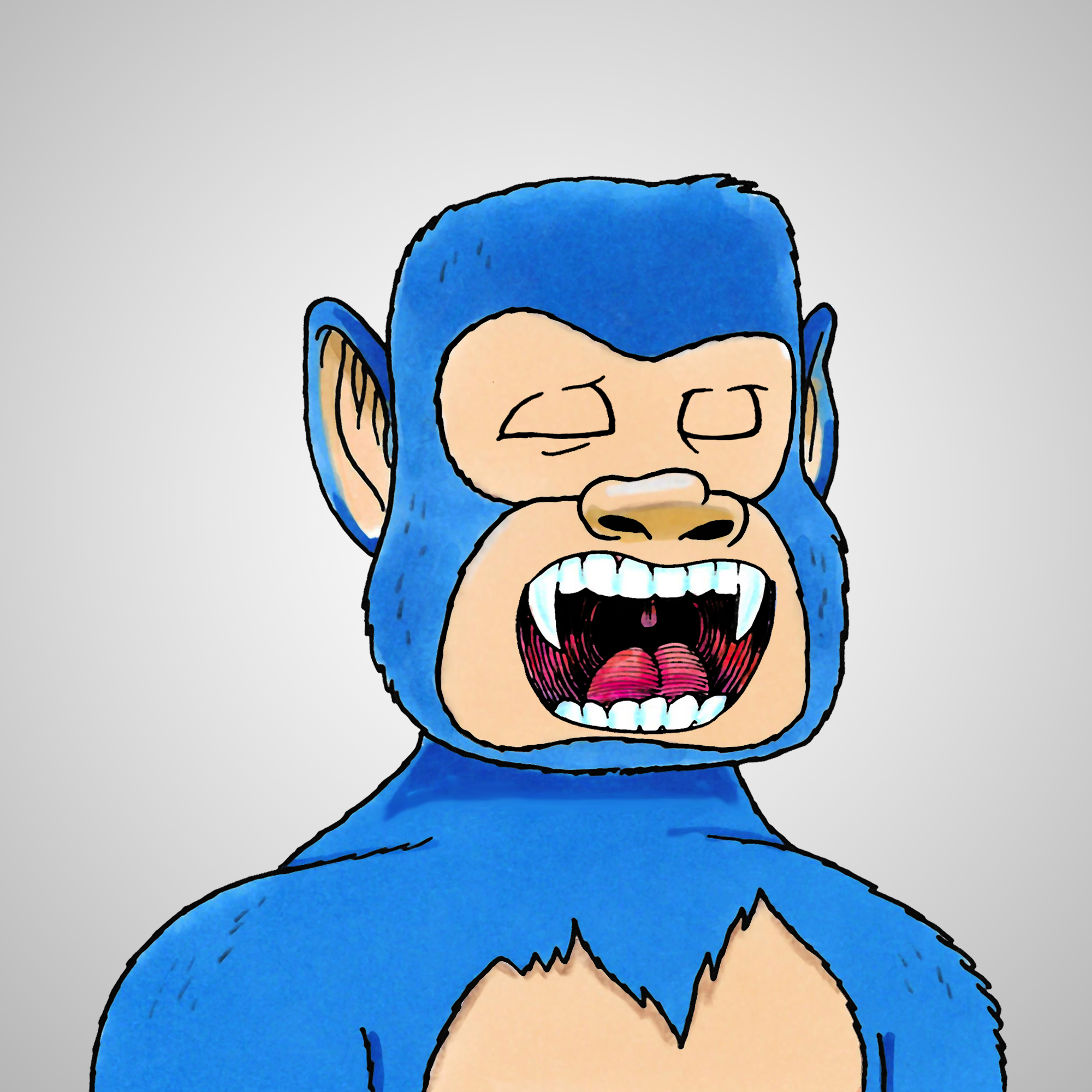 George Trosley - Jungle Freaks - Jungle Freak 3873 - NFT # 3873