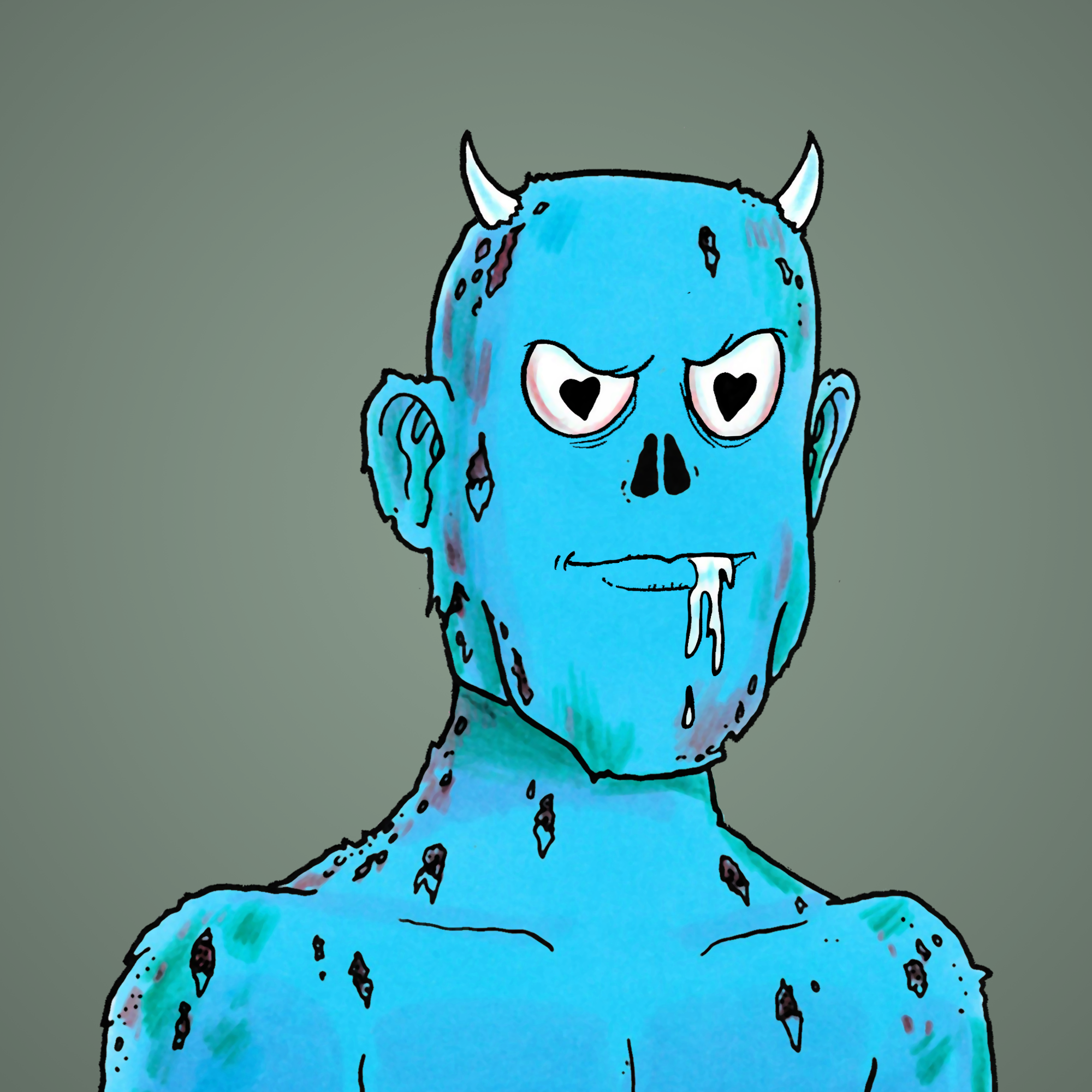 George Trosley - Jungle Freaks - Jungle Freak 3877 - NFT # 3877