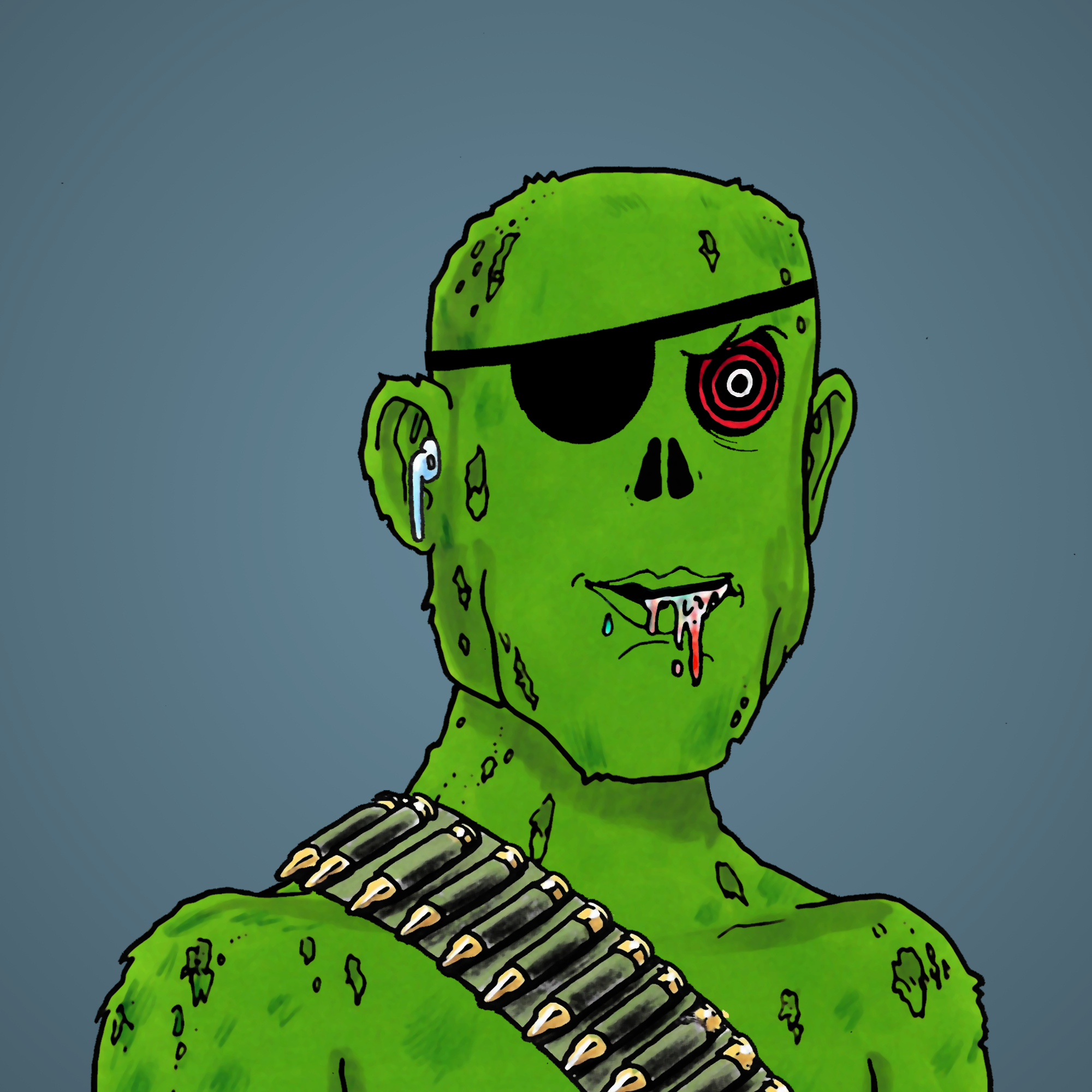 George Trosley - Jungle Freaks - Jungle Freak 3883 - NFT # 3883