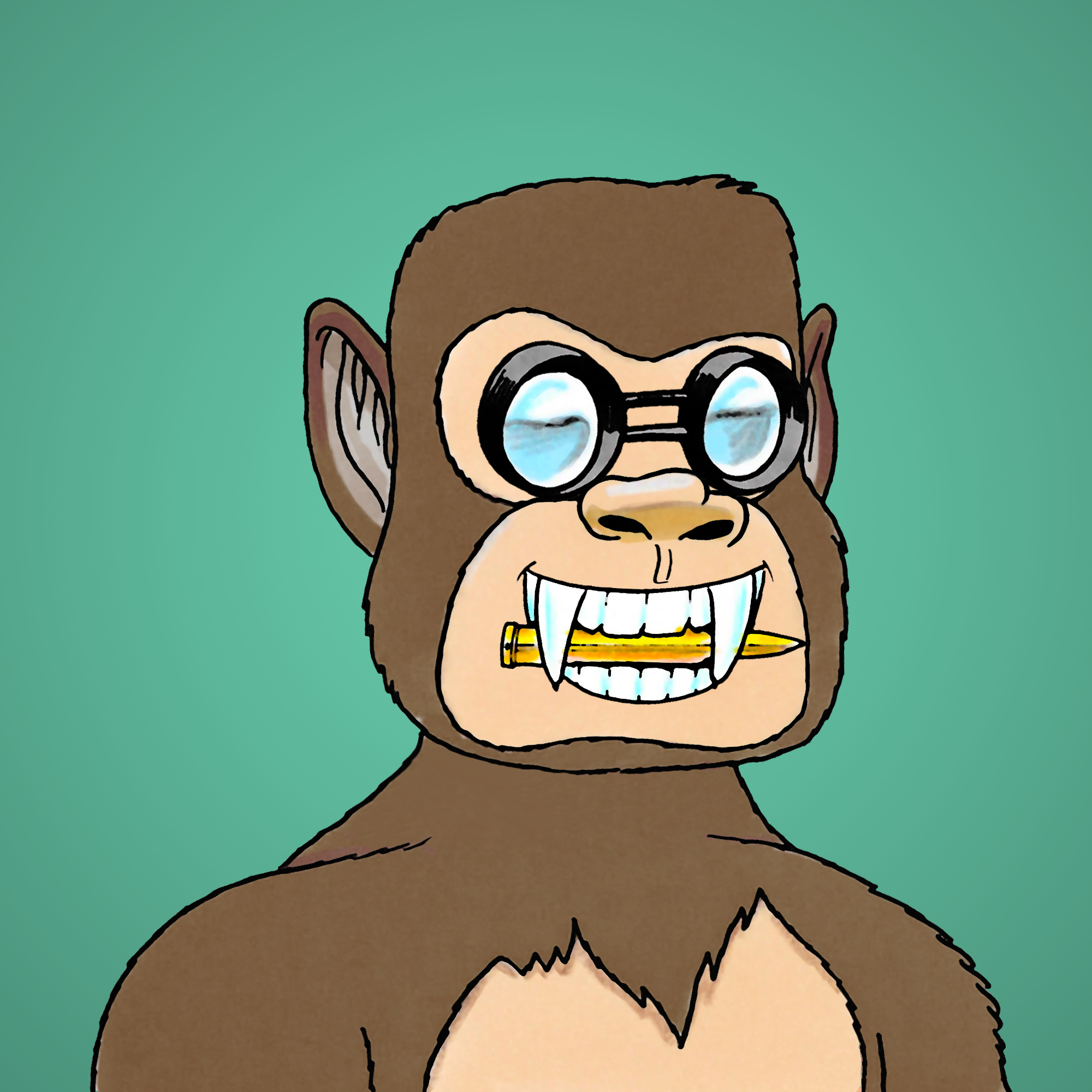 George Trosley - Jungle Freaks - Jungle Freak 3884 - NFT # 3884