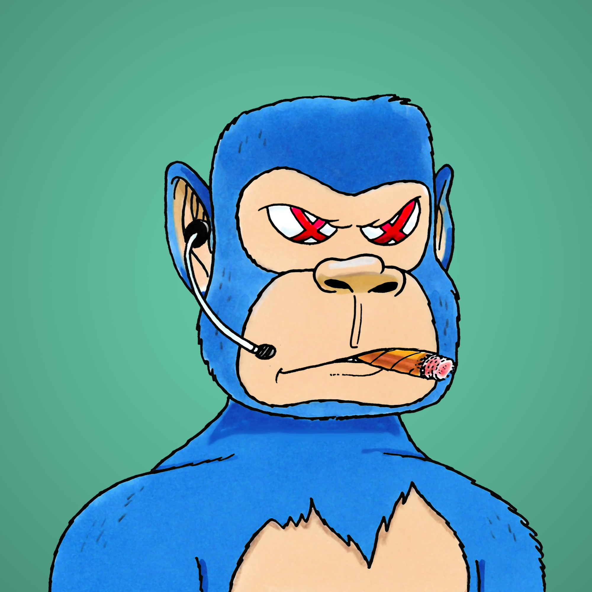 George Trosley - Jungle Freaks - Jungle Freak 389 - NFT # 389