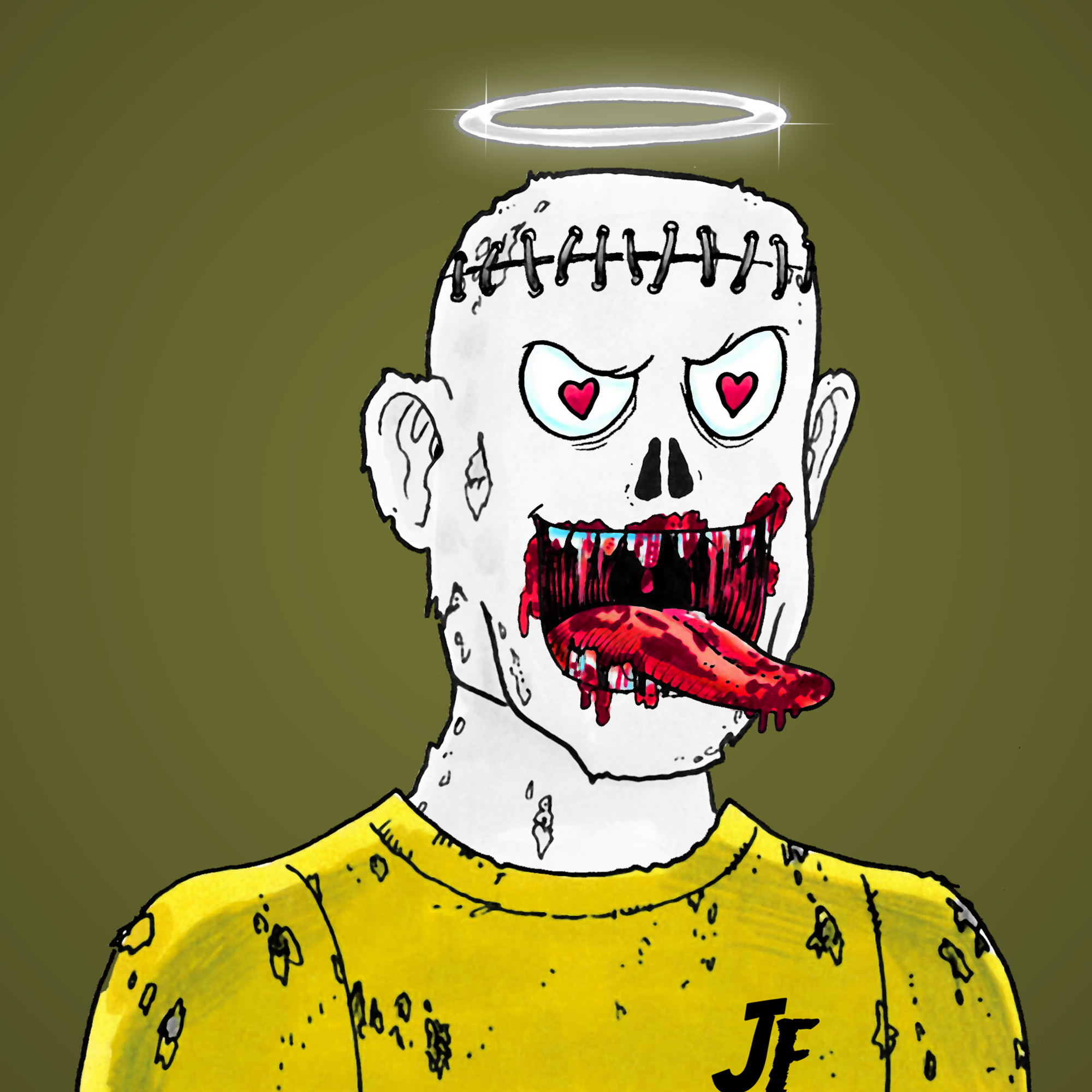 George Trosley - Jungle Freaks - Jungle Freak 3891 - NFT # 3891