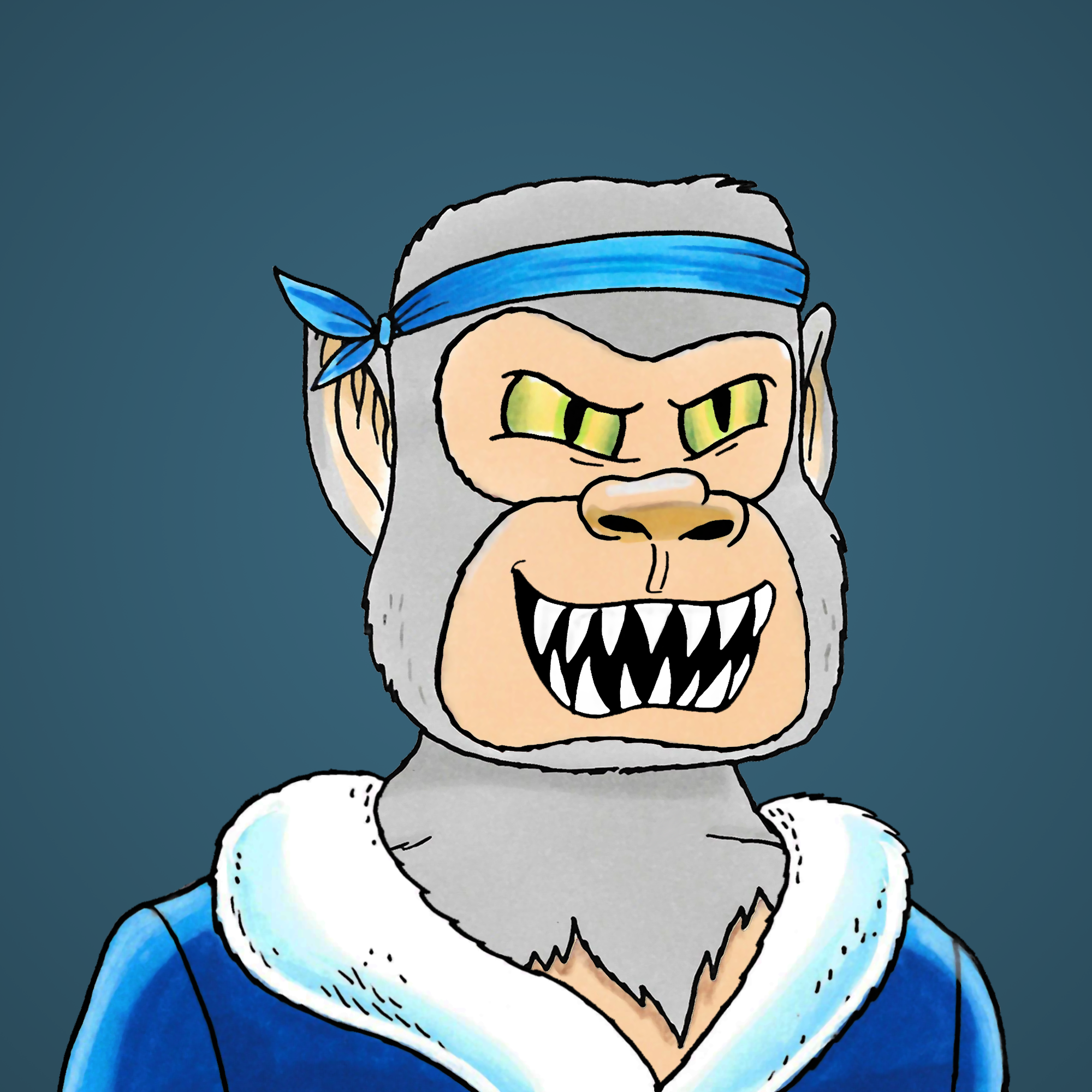 George Trosley - Jungle Freaks - Jungle Freak 3893 - NFT # 3893