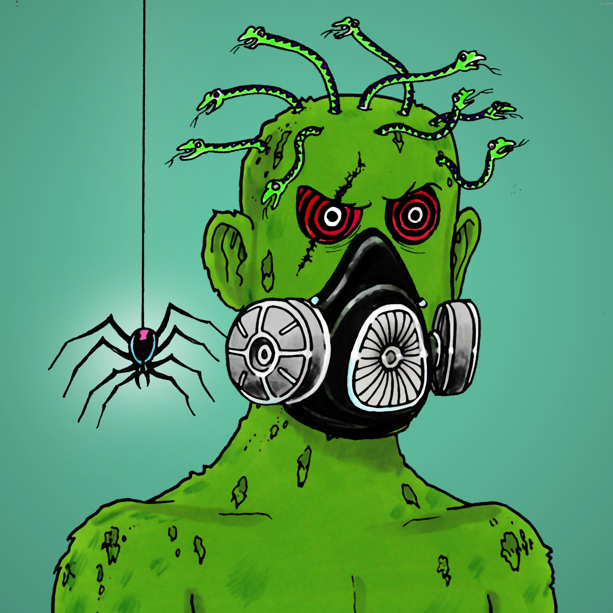 George Trosley - Jungle Freaks - Jungle Freak 3901 - NFT # 3901