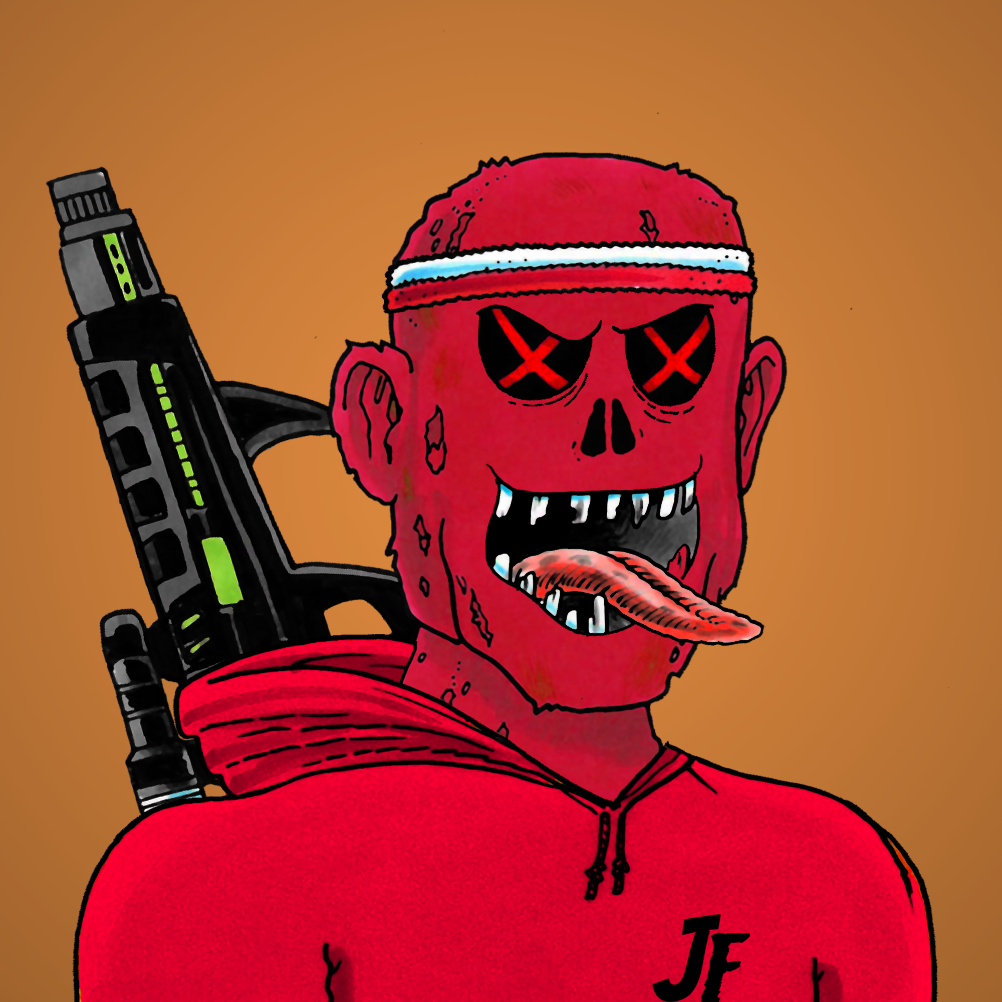 George Trosley - Jungle Freaks - Jungle Freak 3904 - NFT # 3904