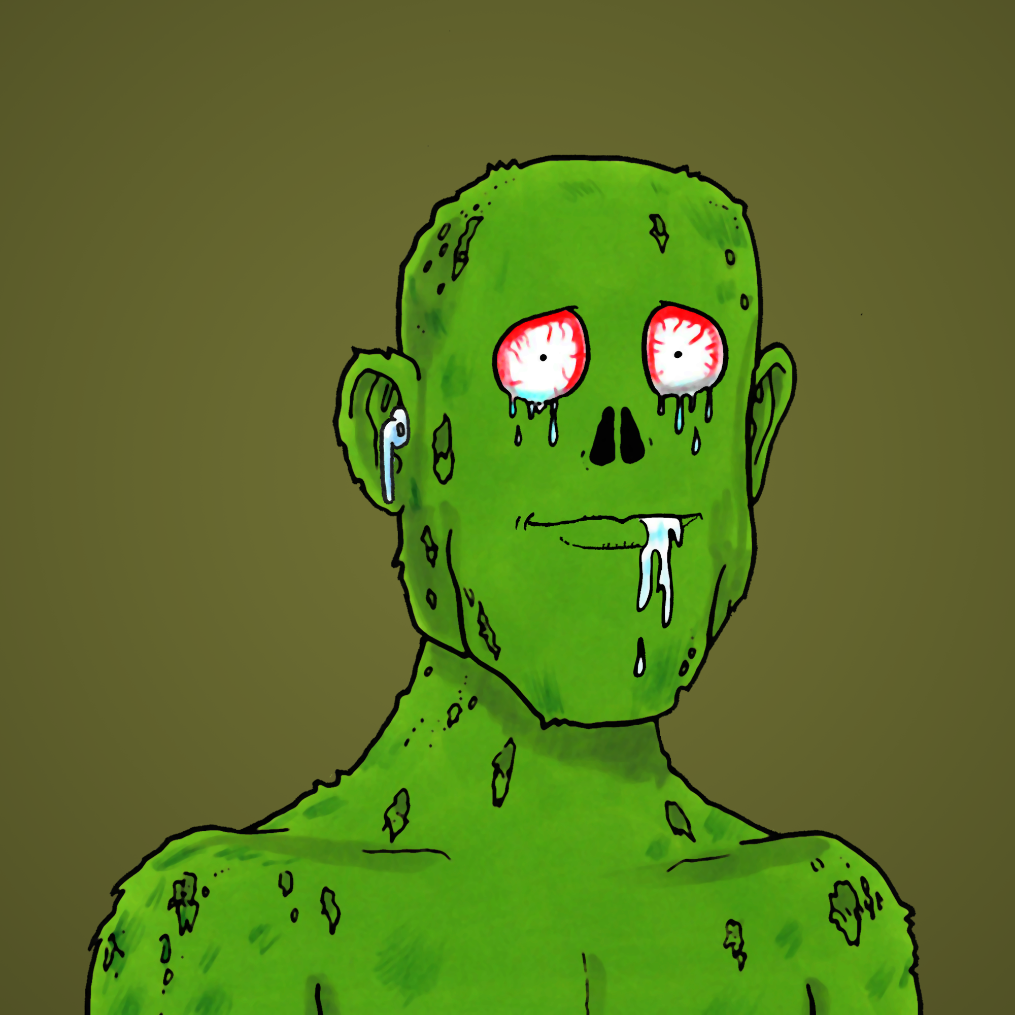 George Trosley - Jungle Freaks - Jungle Freak 3912 - NFT # 3912