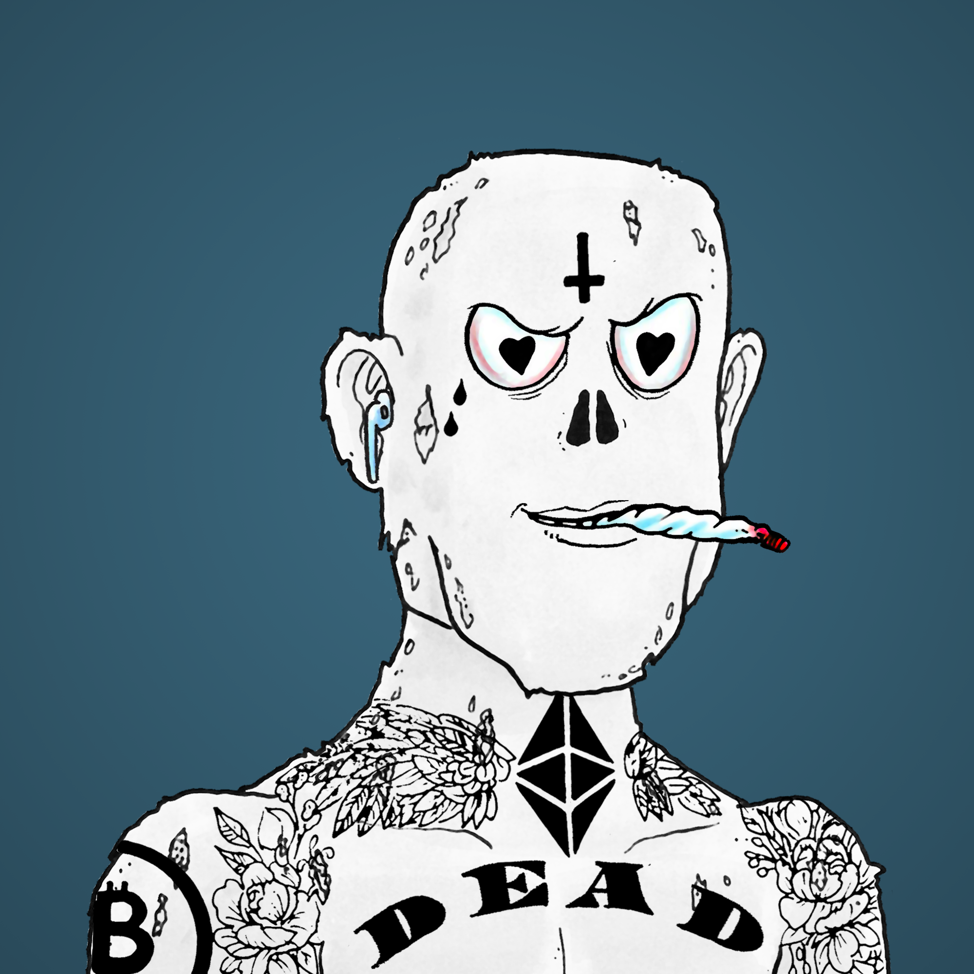 George Trosley - Jungle Freaks - Jungle Freak 3913 - NFT # 3913