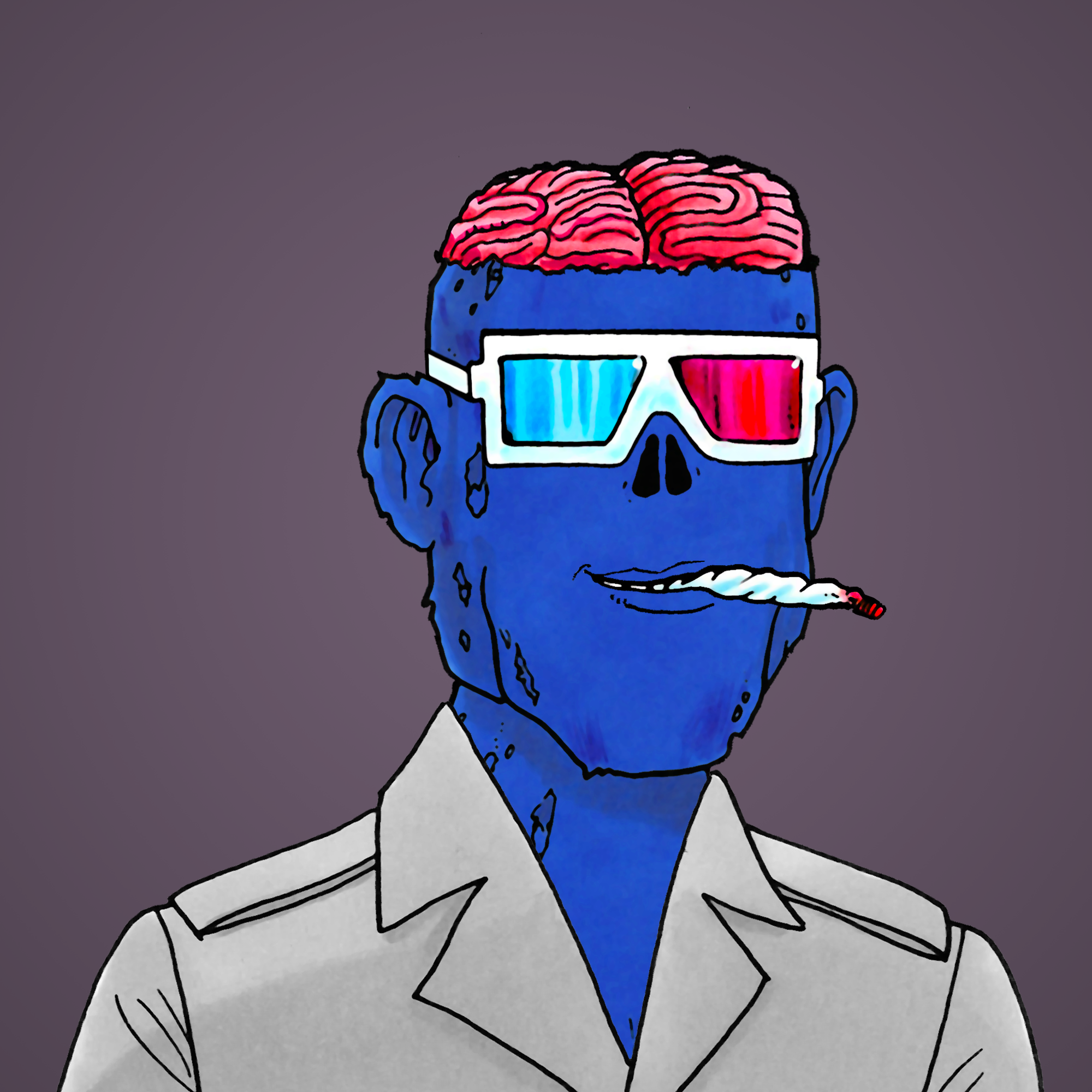 George Trosley - Jungle Freaks - Jungle Freak 3923 - NFT # 3923