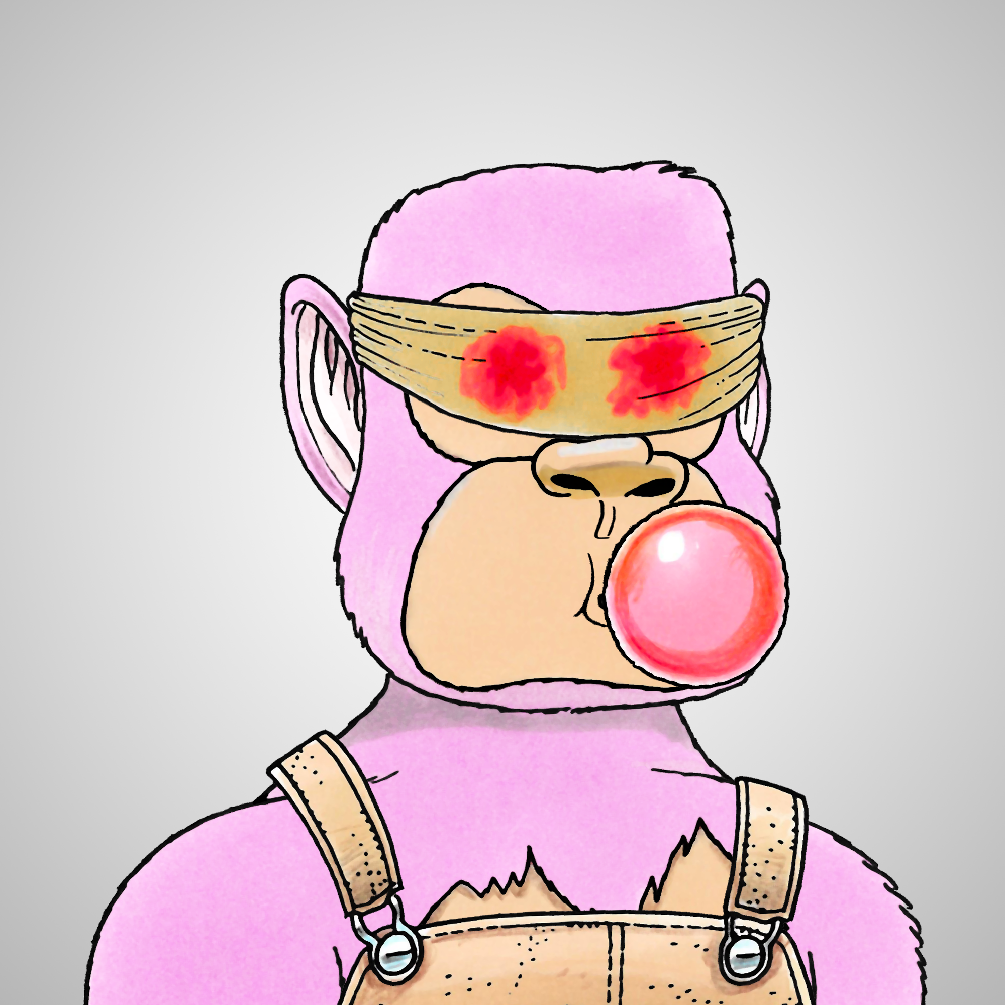 George Trosley - Jungle Freaks - Jungle Freak 3927 - NFT # 3927