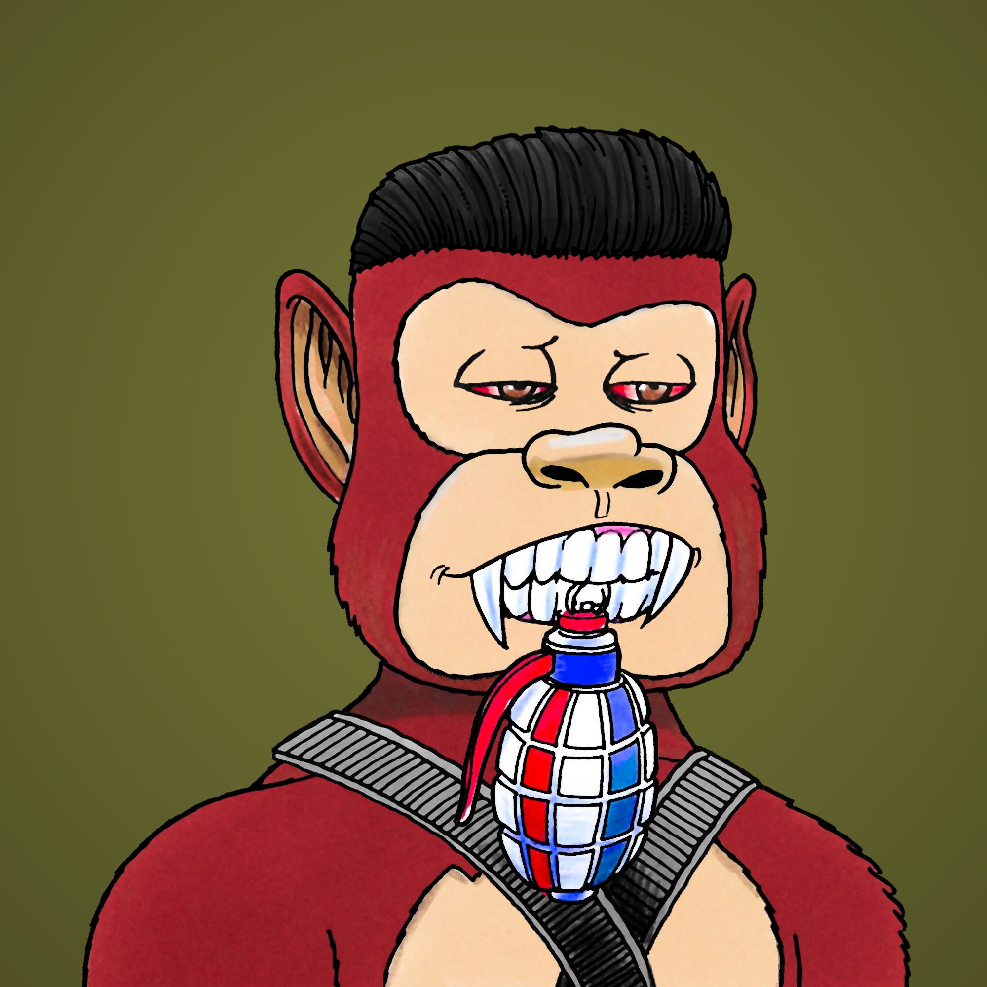 George Trosley - Jungle Freaks - Jungle Freak 3934 - NFT # 3934