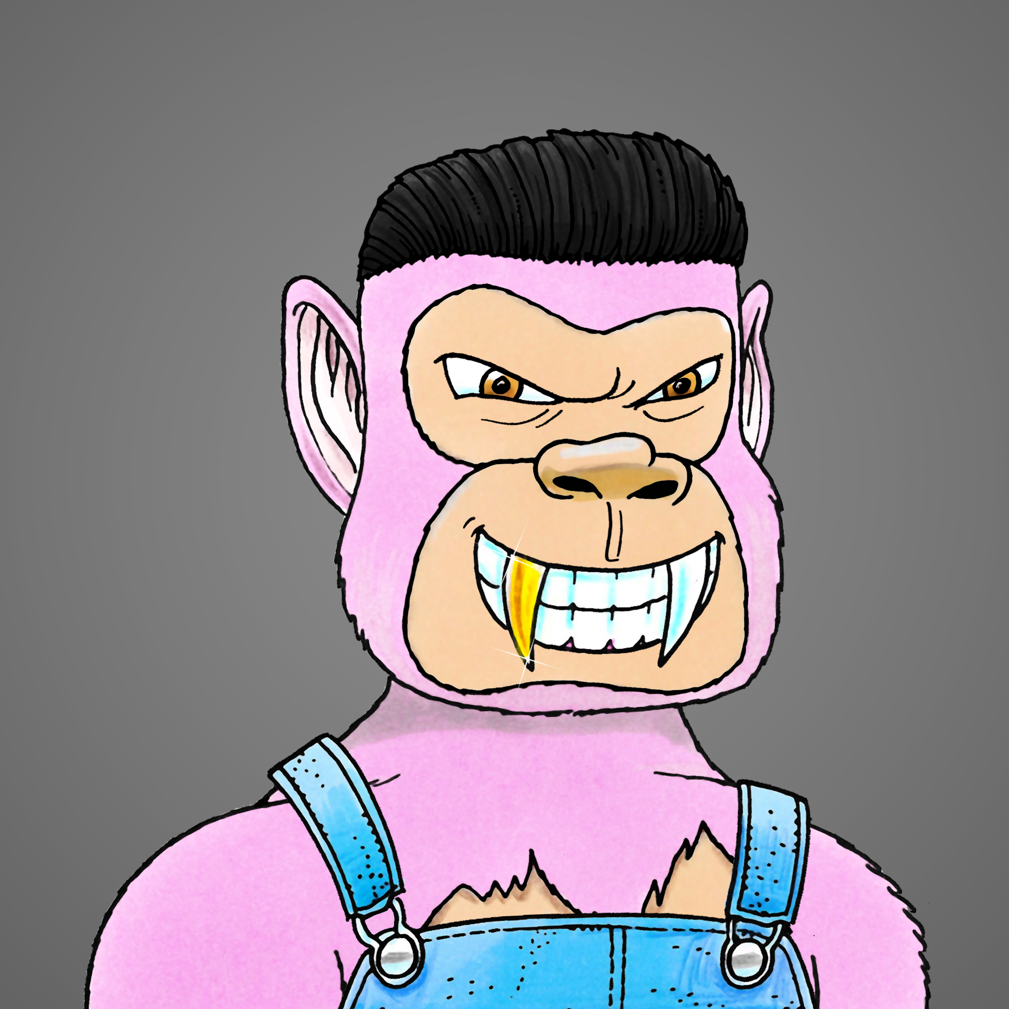 George Trosley - Jungle Freaks - Jungle Freak 3935 - NFT # 3935