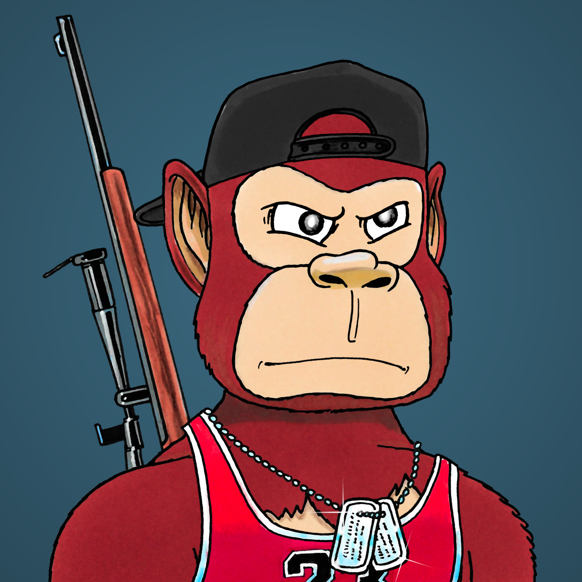 George Trosley - Jungle Freaks - Jungle Freak 394 - NFT # 394