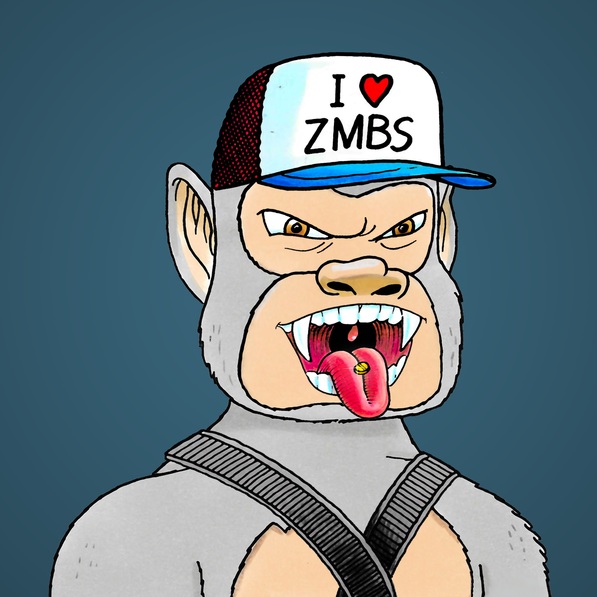 George Trosley - Jungle Freaks - Jungle Freak 3940 - NFT # 3940