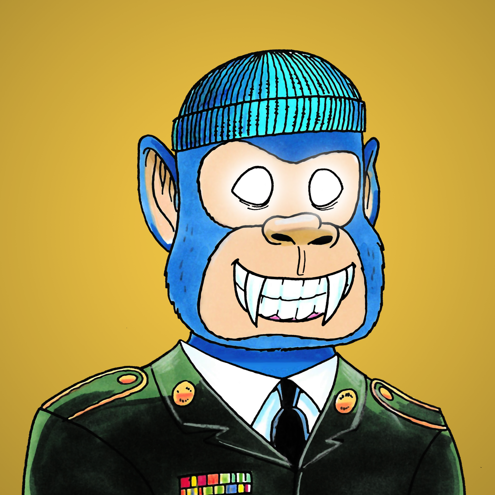 George Trosley - Jungle Freaks - Jungle Freak 3944 - NFT # 3944