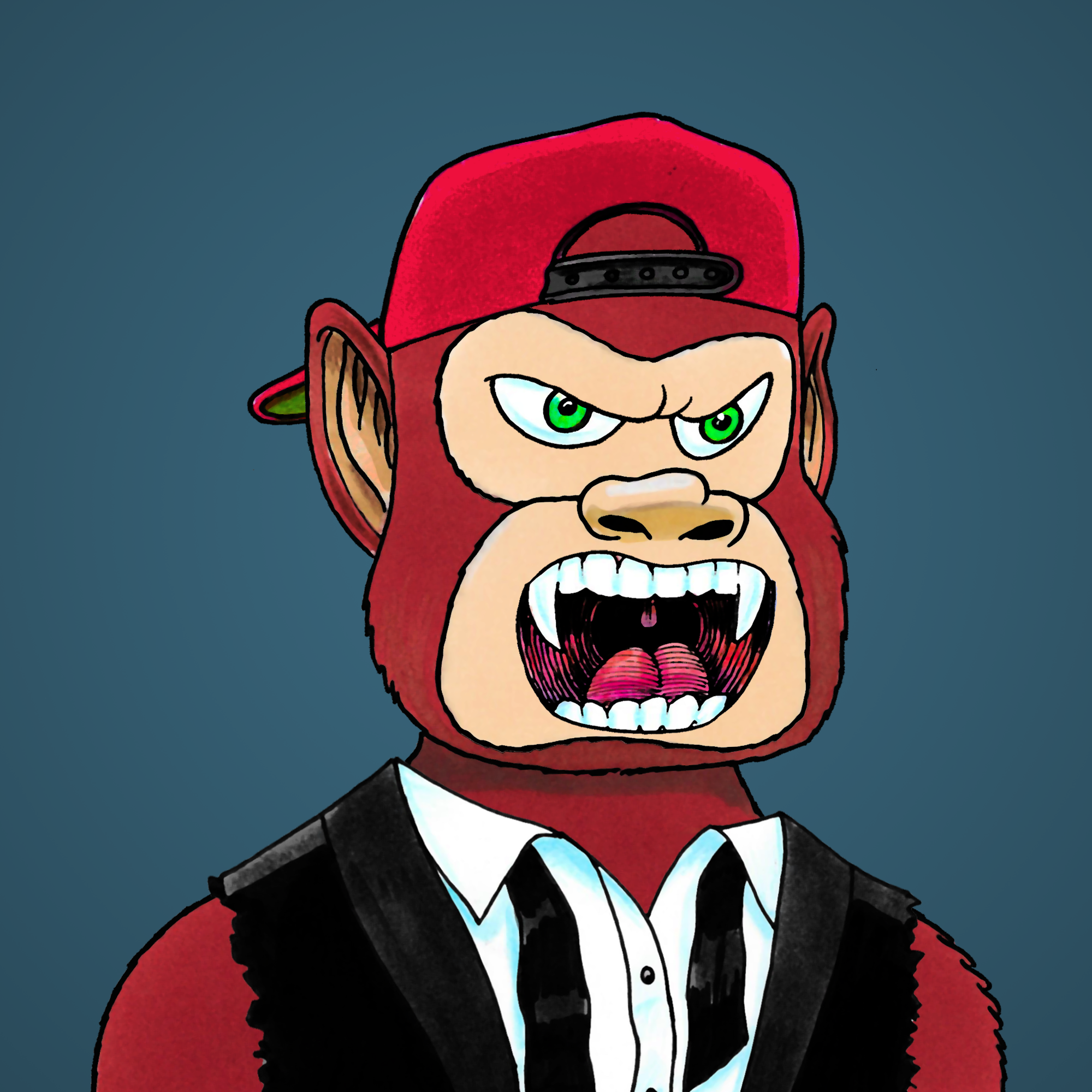 George Trosley - Jungle Freaks - Jungle Freak 3948 - NFT # 3948