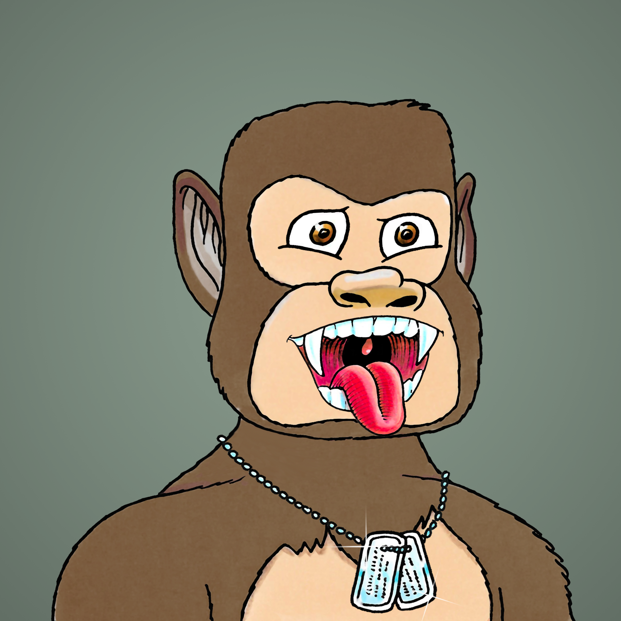 George Trosley - Jungle Freaks - Jungle Freak 395 - NFT # 395