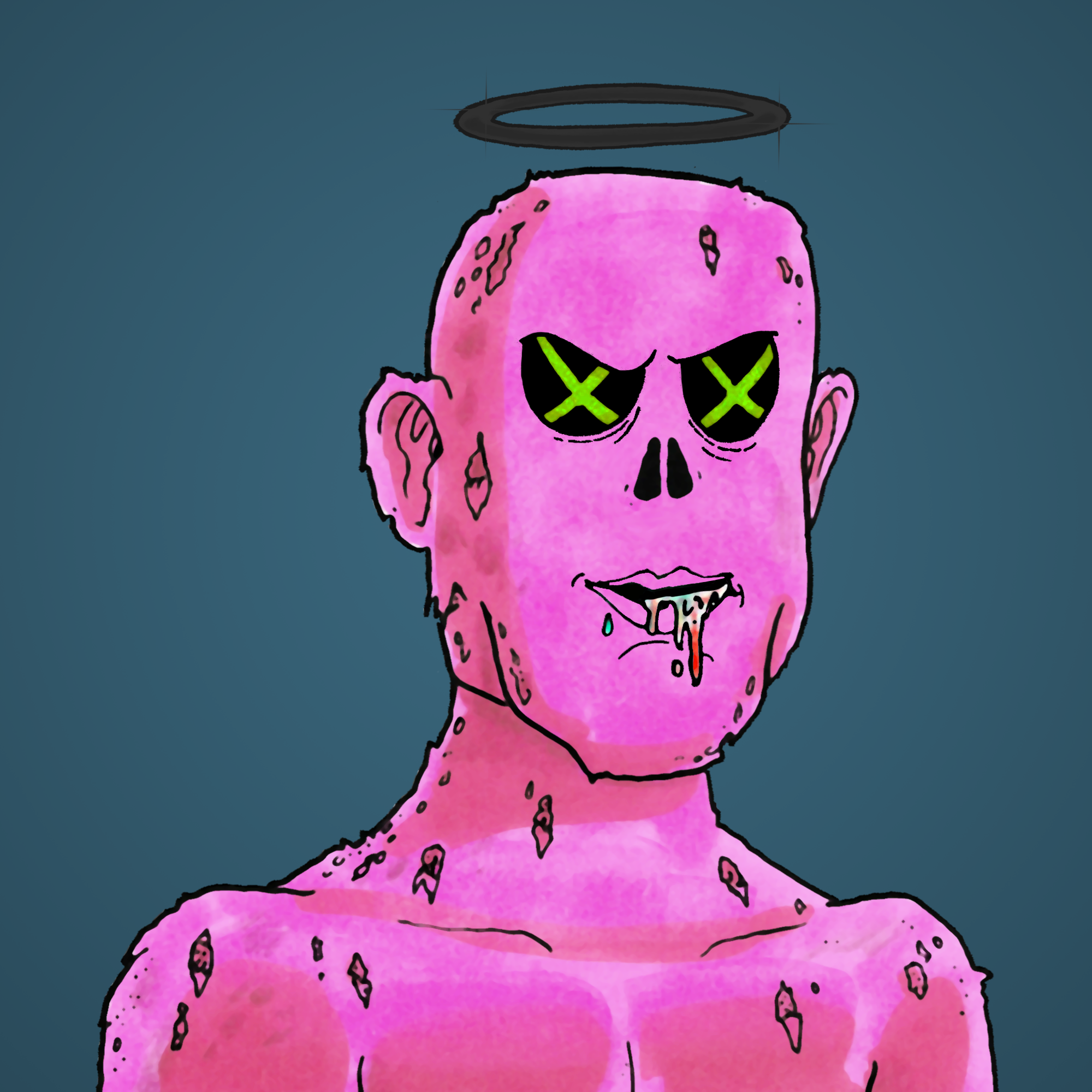 George Trosley - Jungle Freaks - Jungle Freak 3960 - NFT # 3960