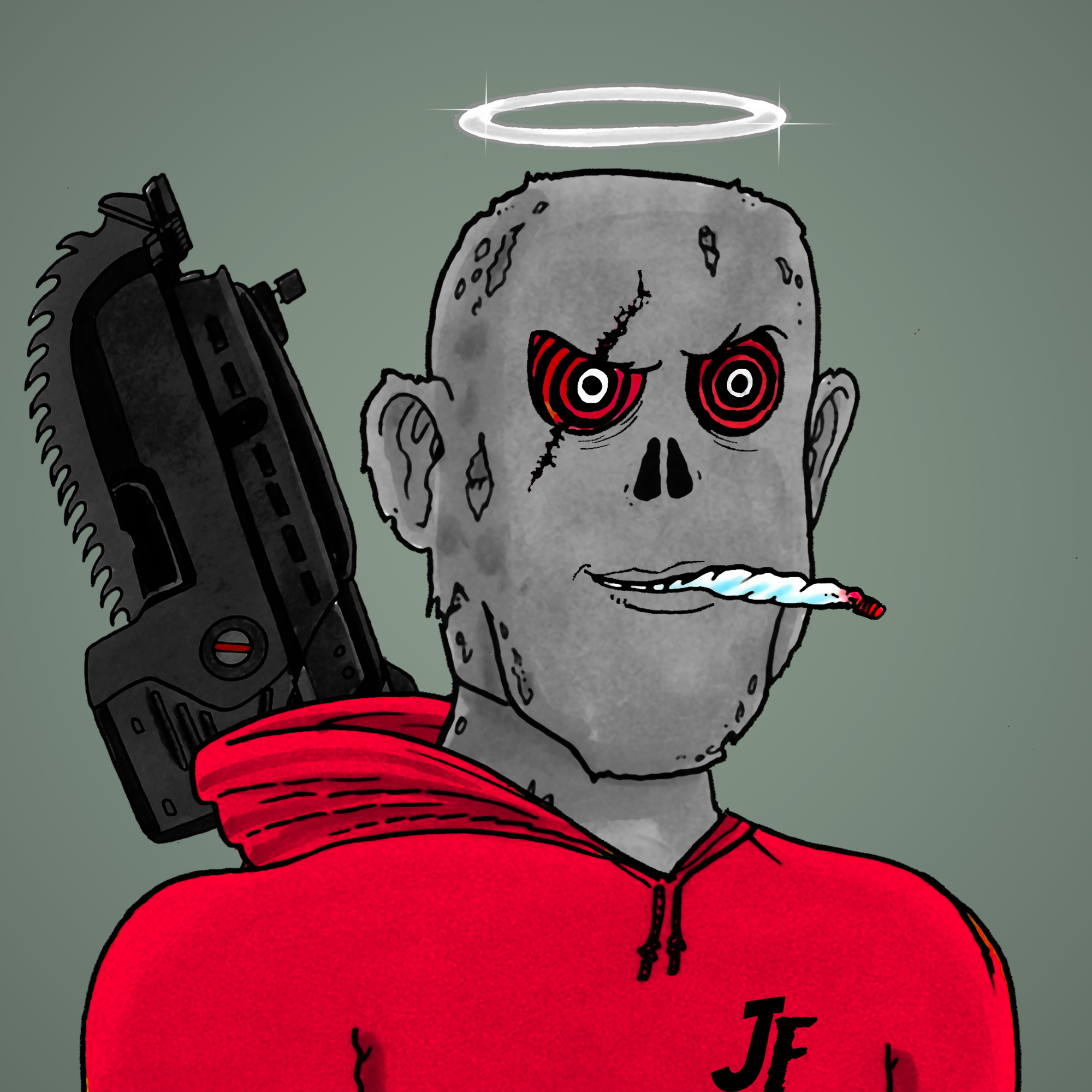 George Trosley - Jungle Freaks - Jungle Freak 3966 - NFT # 3966