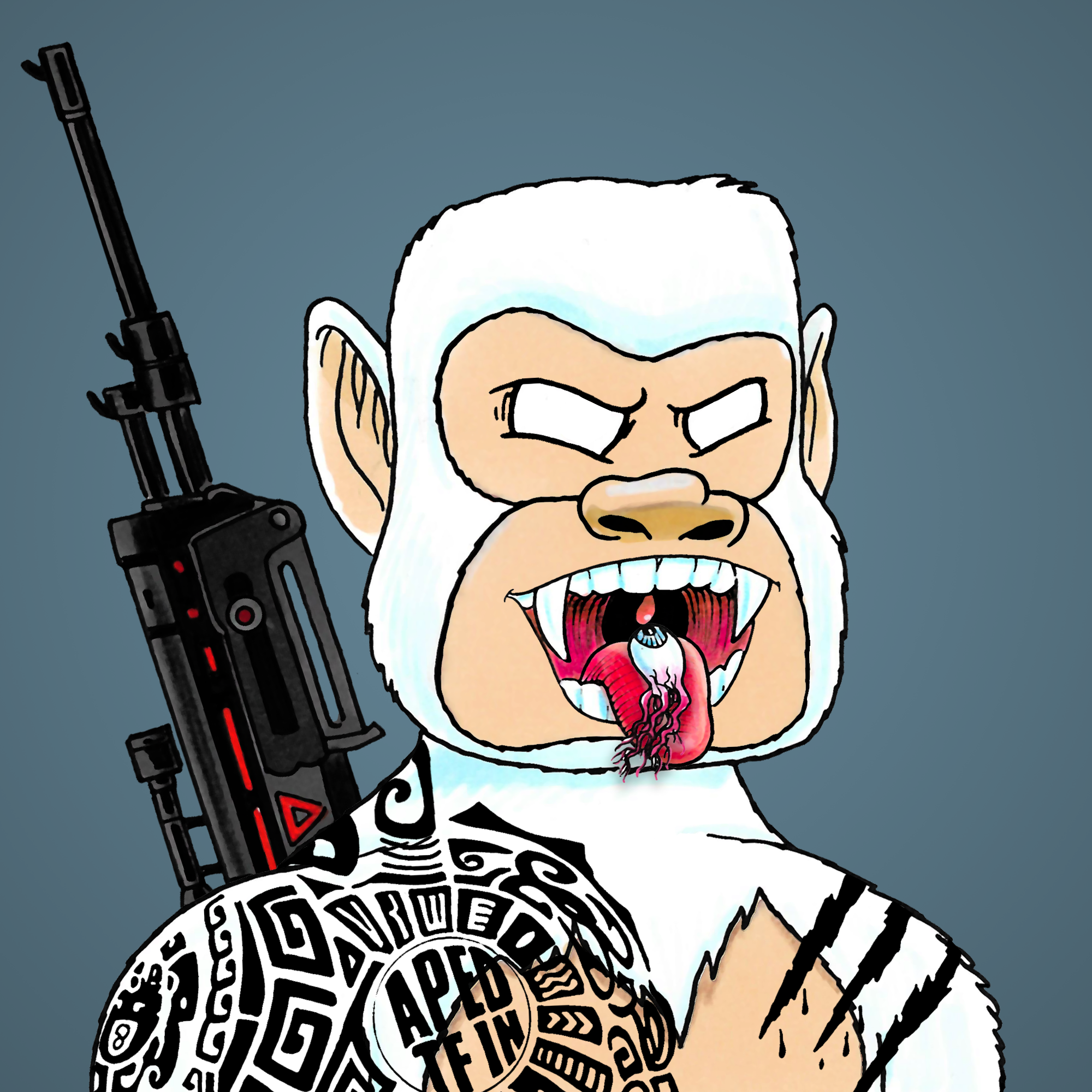 George Trosley - Jungle Freaks - Jungle Freak 3970 - NFT # 3970