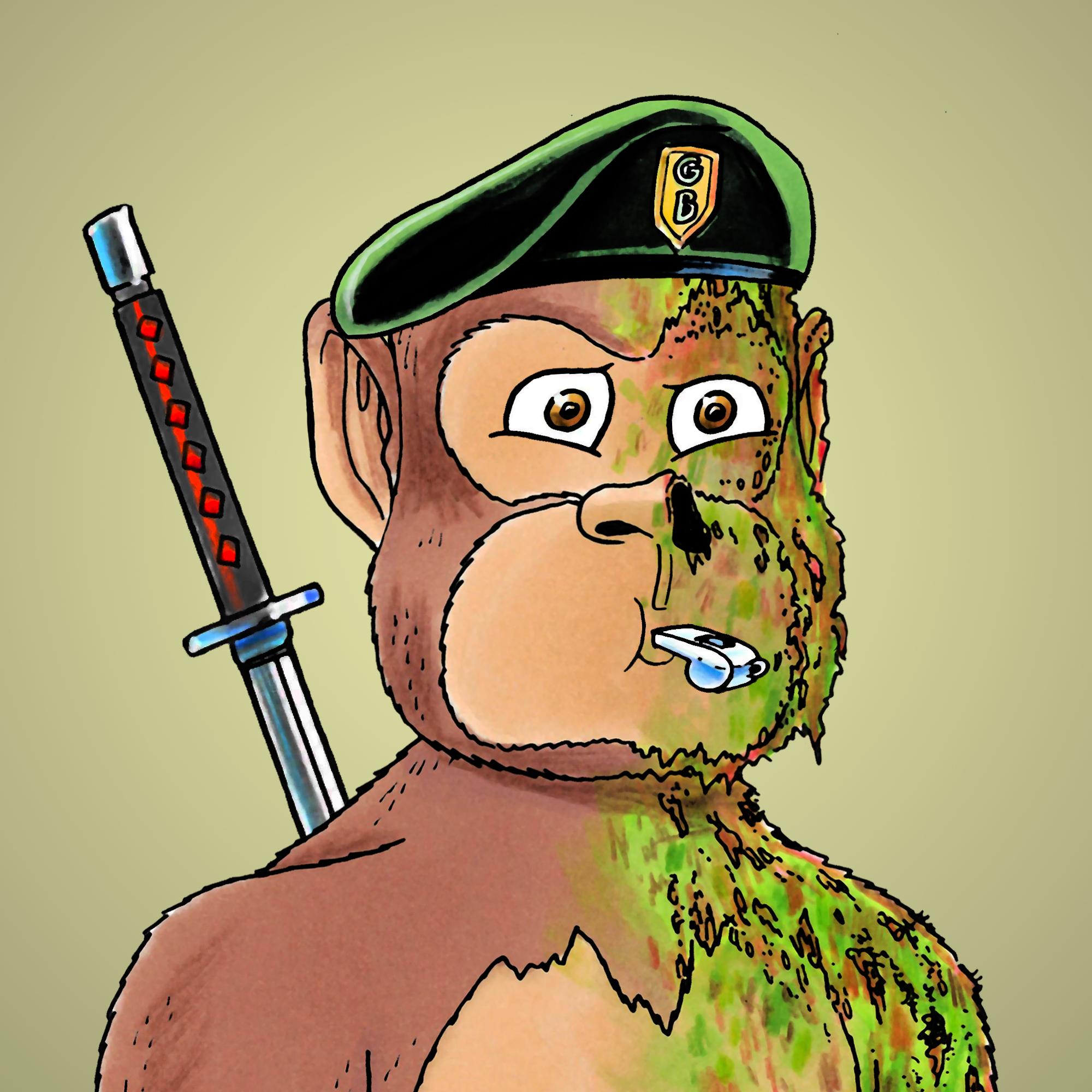 George Trosley - Jungle Freaks - Jungle Freak 3972 - NFT # 3972