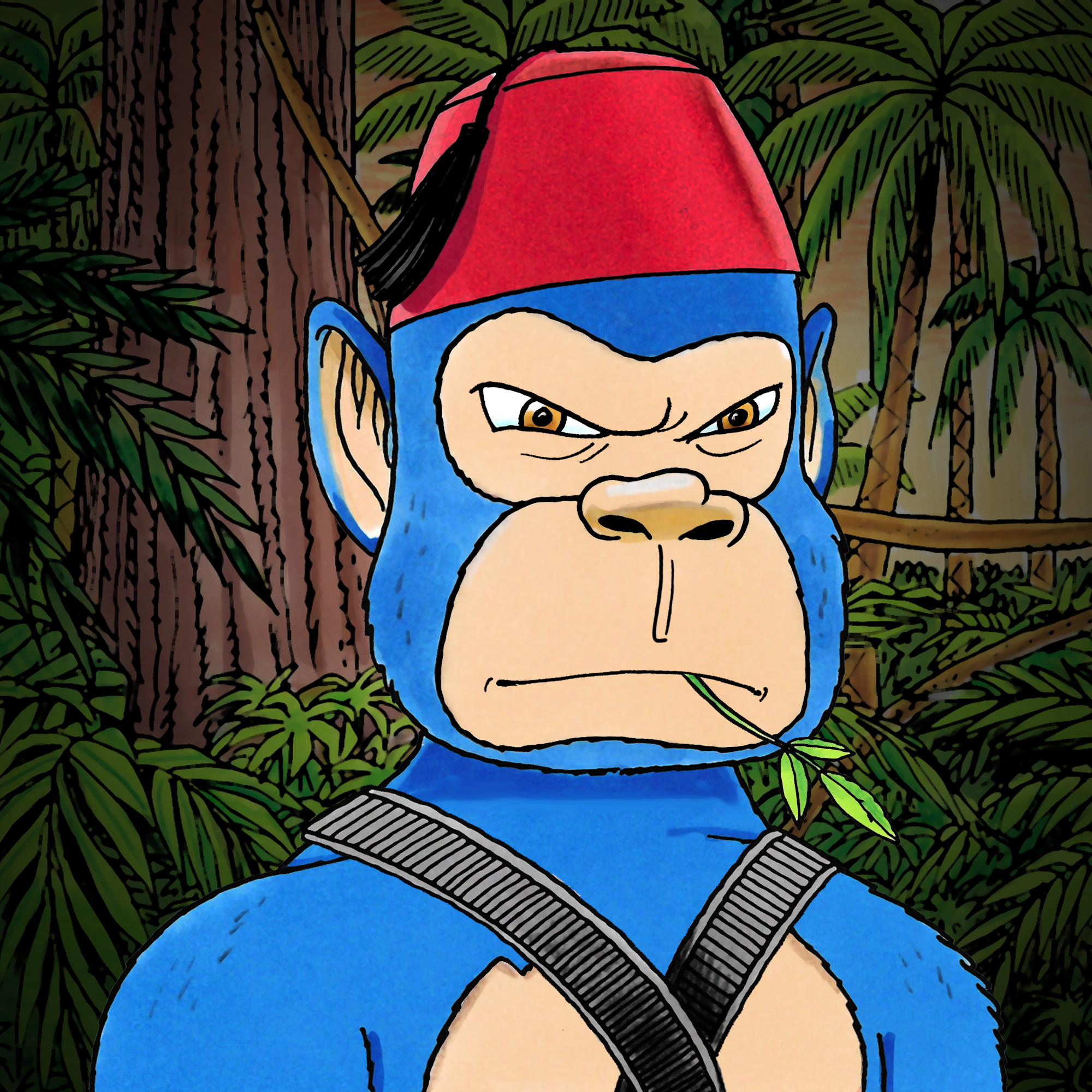 George Trosley - Jungle Freaks - Jungle Freak 3977 - NFT # 3977