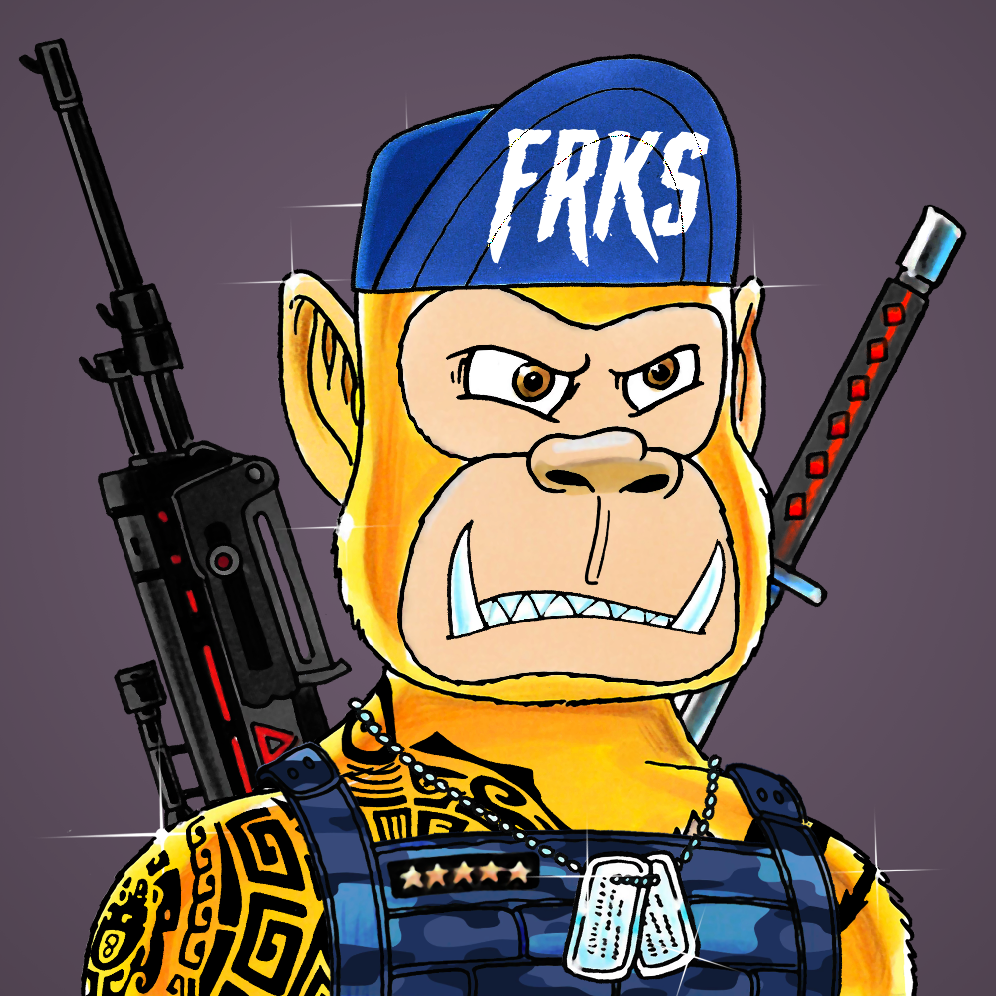 George Trosley - Jungle Freaks - Jungle Freak 398 - NFT # 398