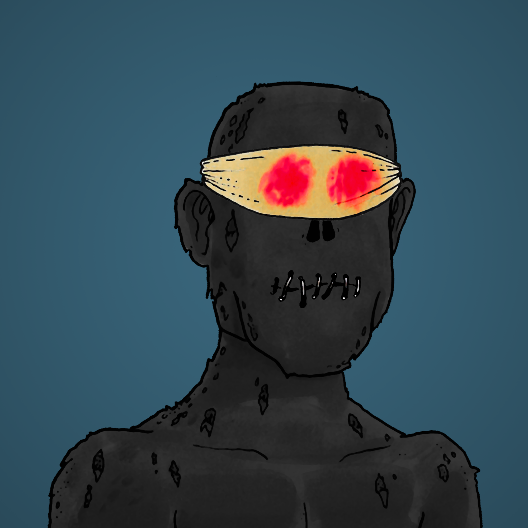 George Trosley - Jungle Freaks - Jungle Freak 3980 - NFT # 3980