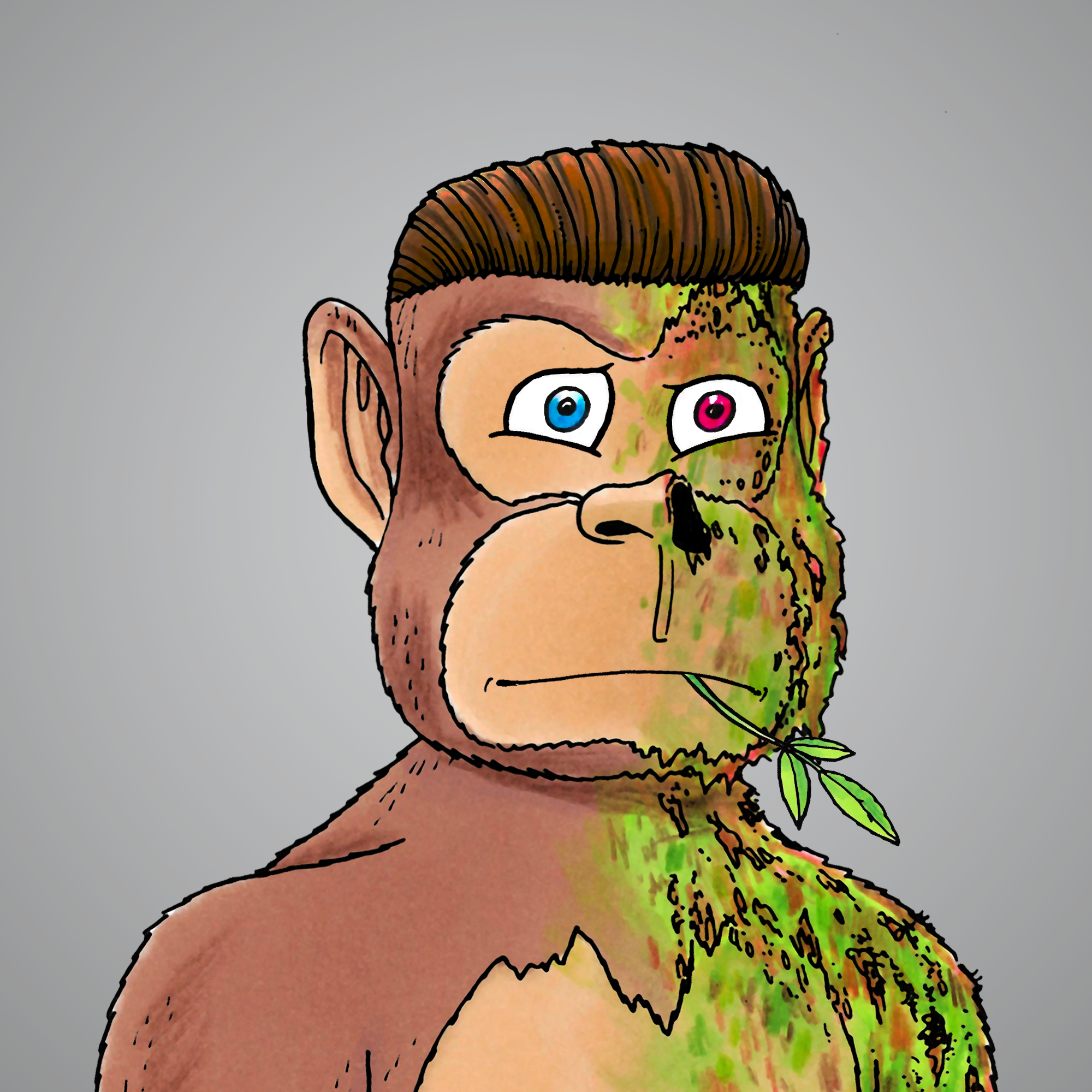 George Trosley - Jungle Freaks - Jungle Freak 3988 - NFT # 3988