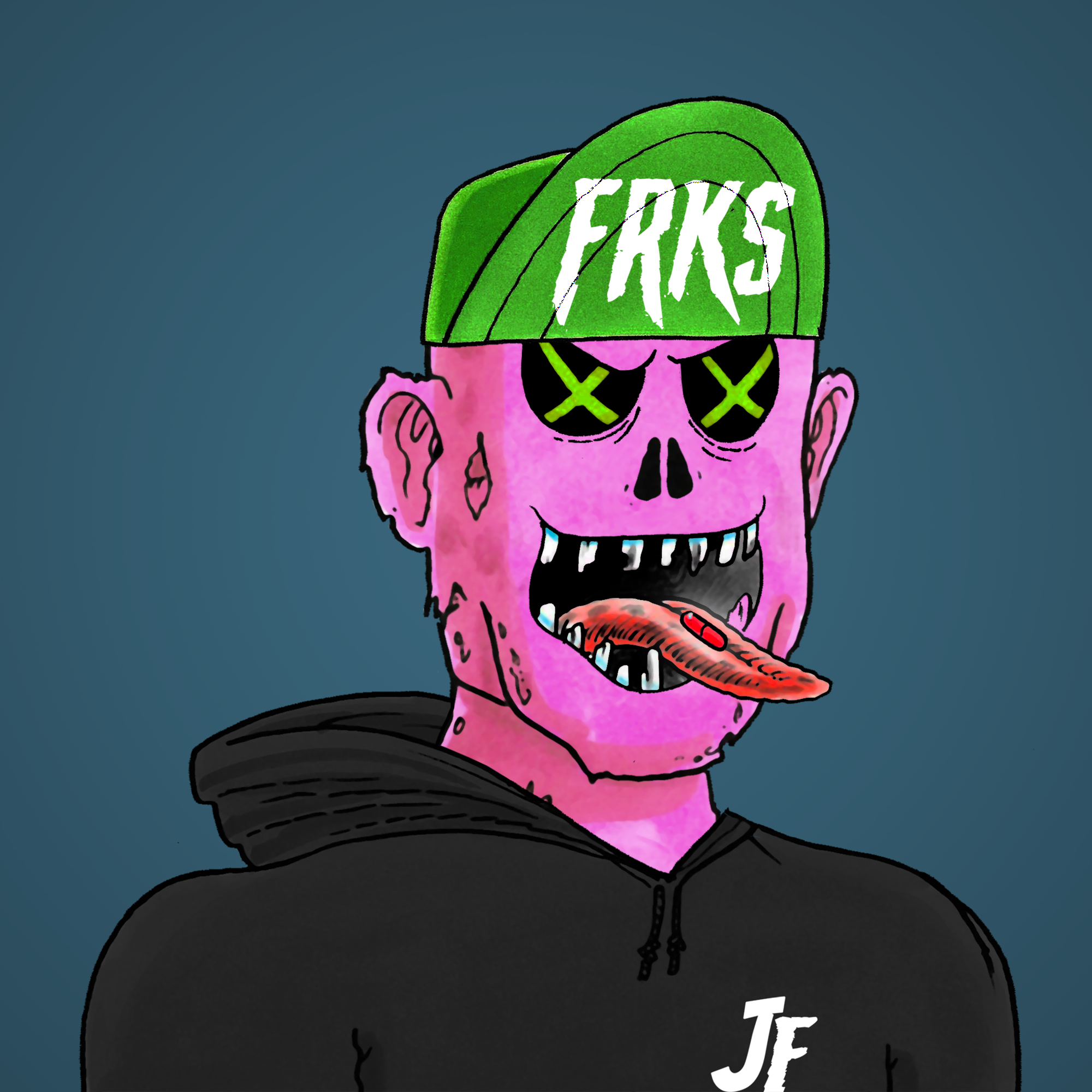 George Trosley - Jungle Freaks - Jungle Freak 3992 - NFT # 3992