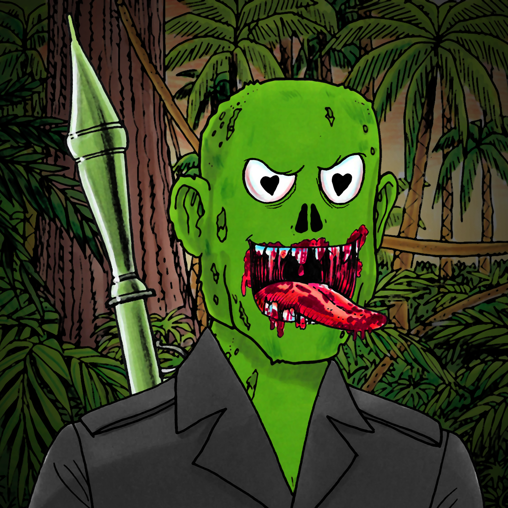 George Trosley - Jungle Freaks - Jungle Freak 3994 - NFT # 3994