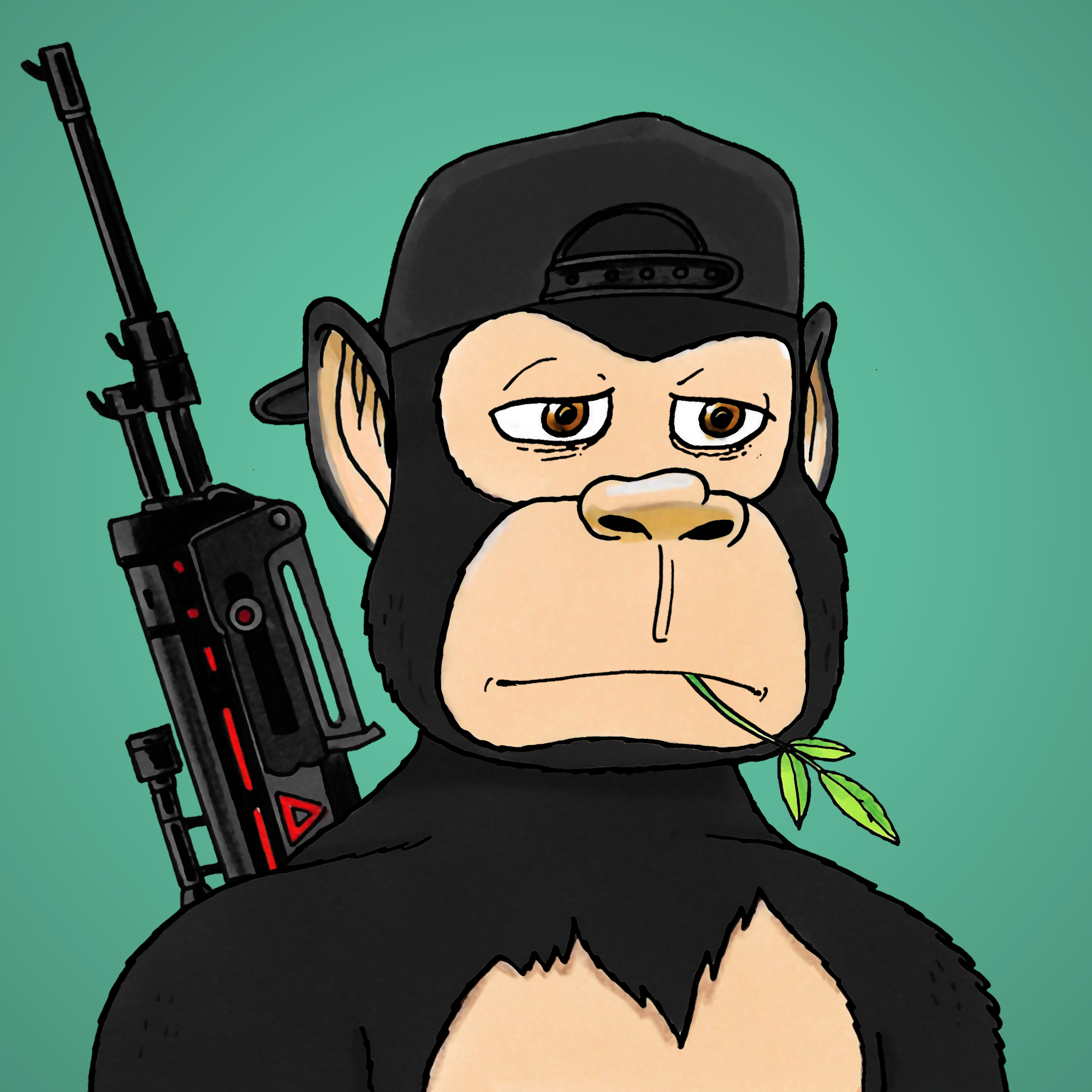 George Trosley - Jungle Freaks - Jungle Freak 3996 - NFT # 3996