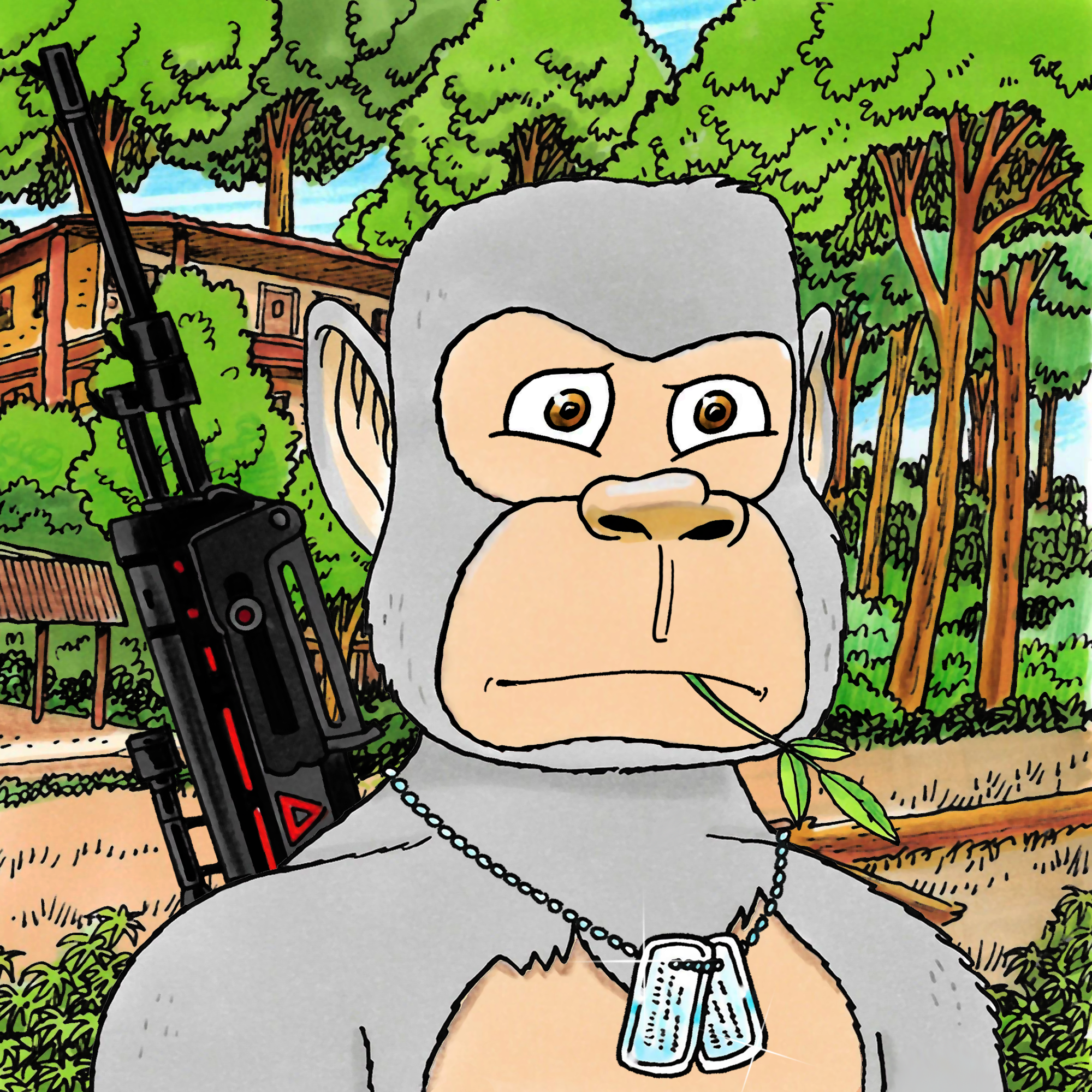 George Trosley - Jungle Freaks - Jungle Freak 40 - NFT # 40