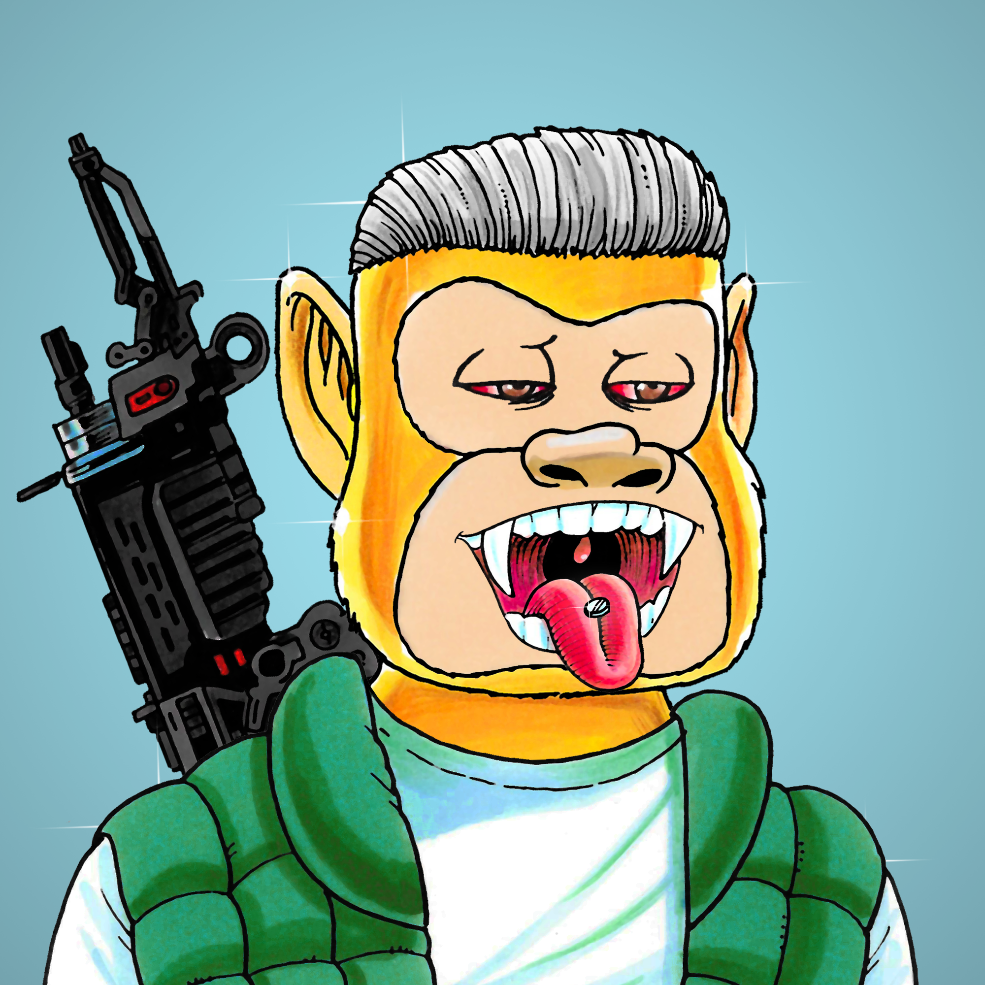 George Trosley - Jungle Freaks - Jungle Freak 400 - NFT # 400