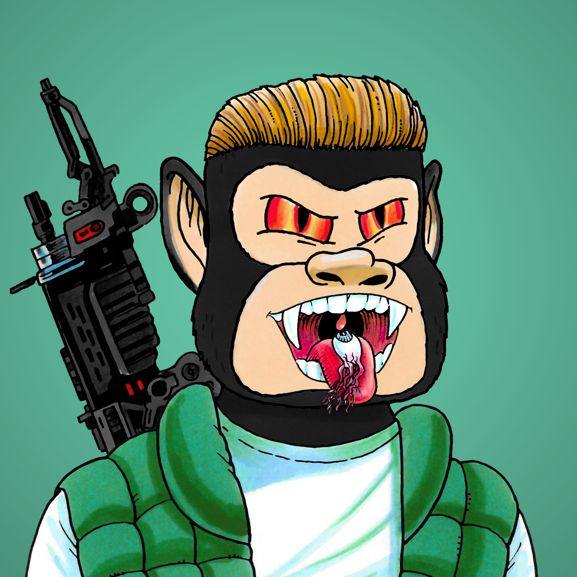 George Trosley - Jungle Freaks - Jungle Freak 4003 - NFT # 4003