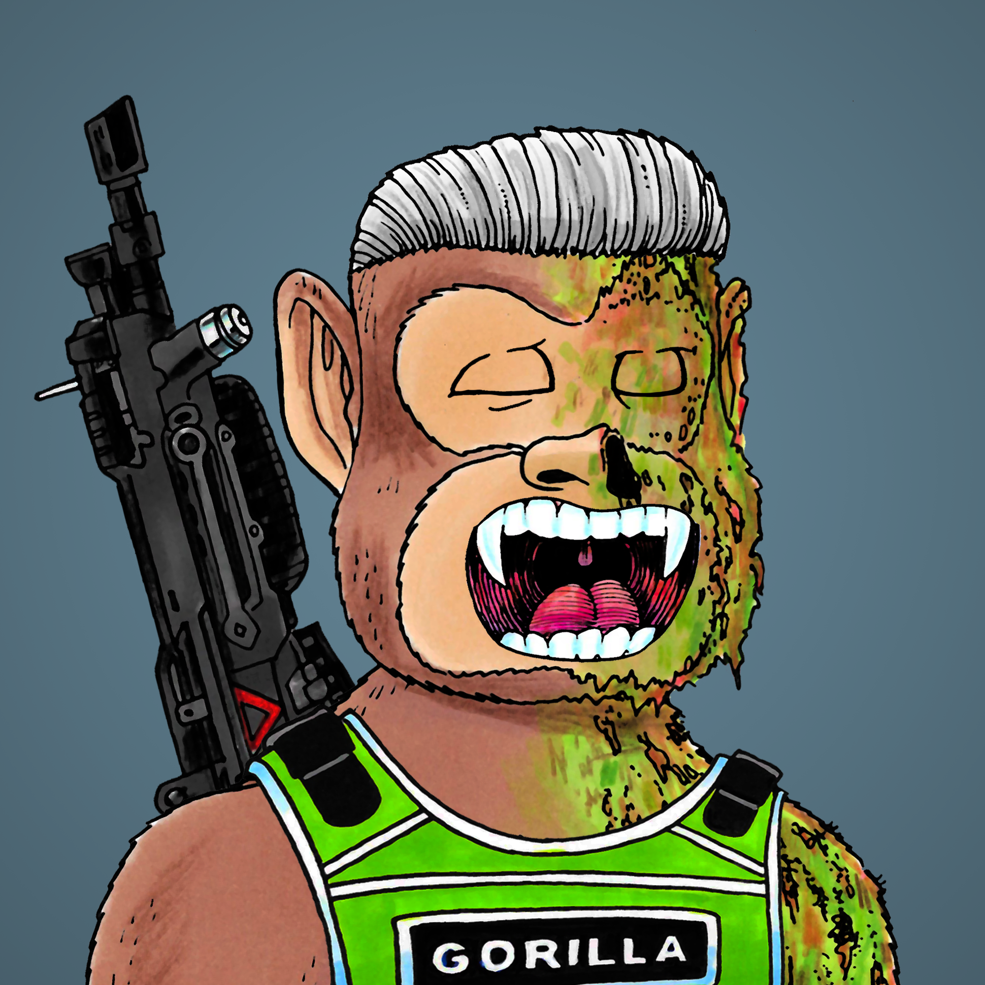 George Trosley - Jungle Freaks - Jungle Freak 4004 - NFT # 4004