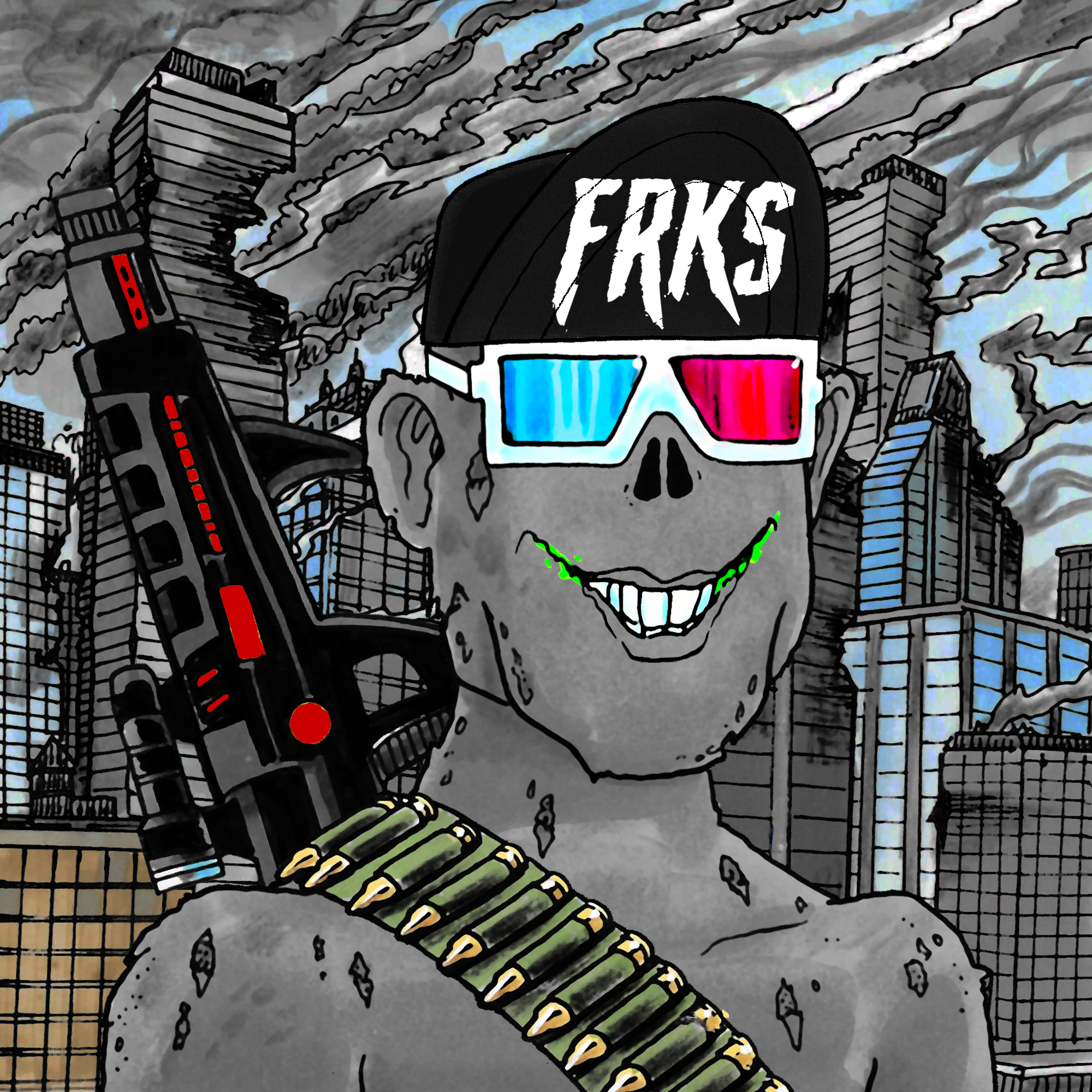 George Trosley - Jungle Freaks - Jungle Freak 4005 - NFT # 4005