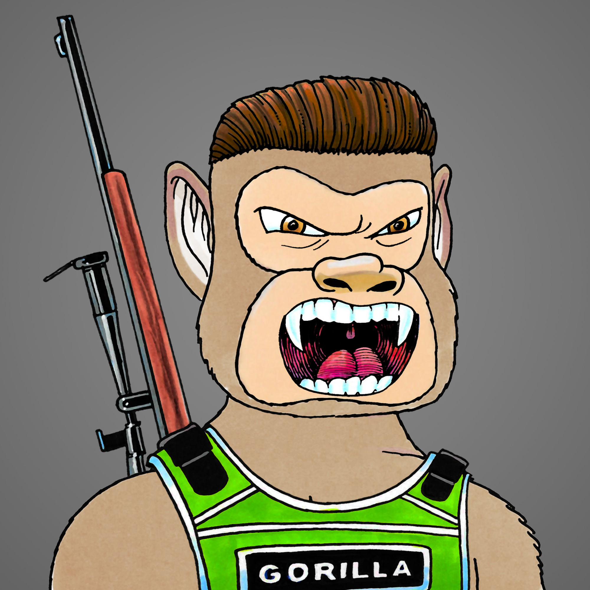 George Trosley - Jungle Freaks - Jungle Freak 401 - NFT # 401