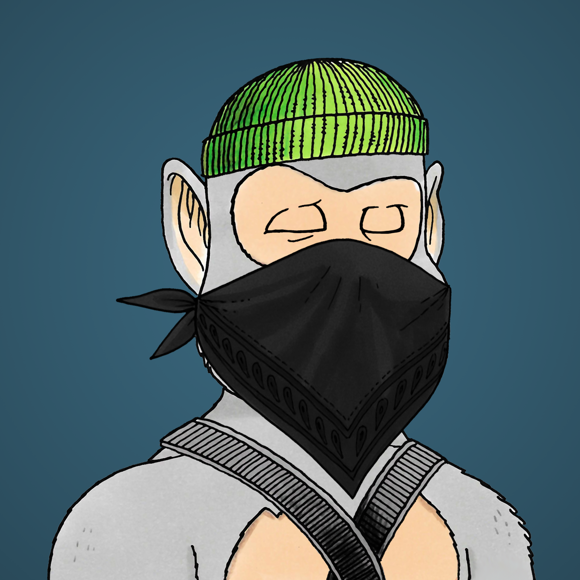 George Trosley - Jungle Freaks - Jungle Freak 4013 - NFT # 4013